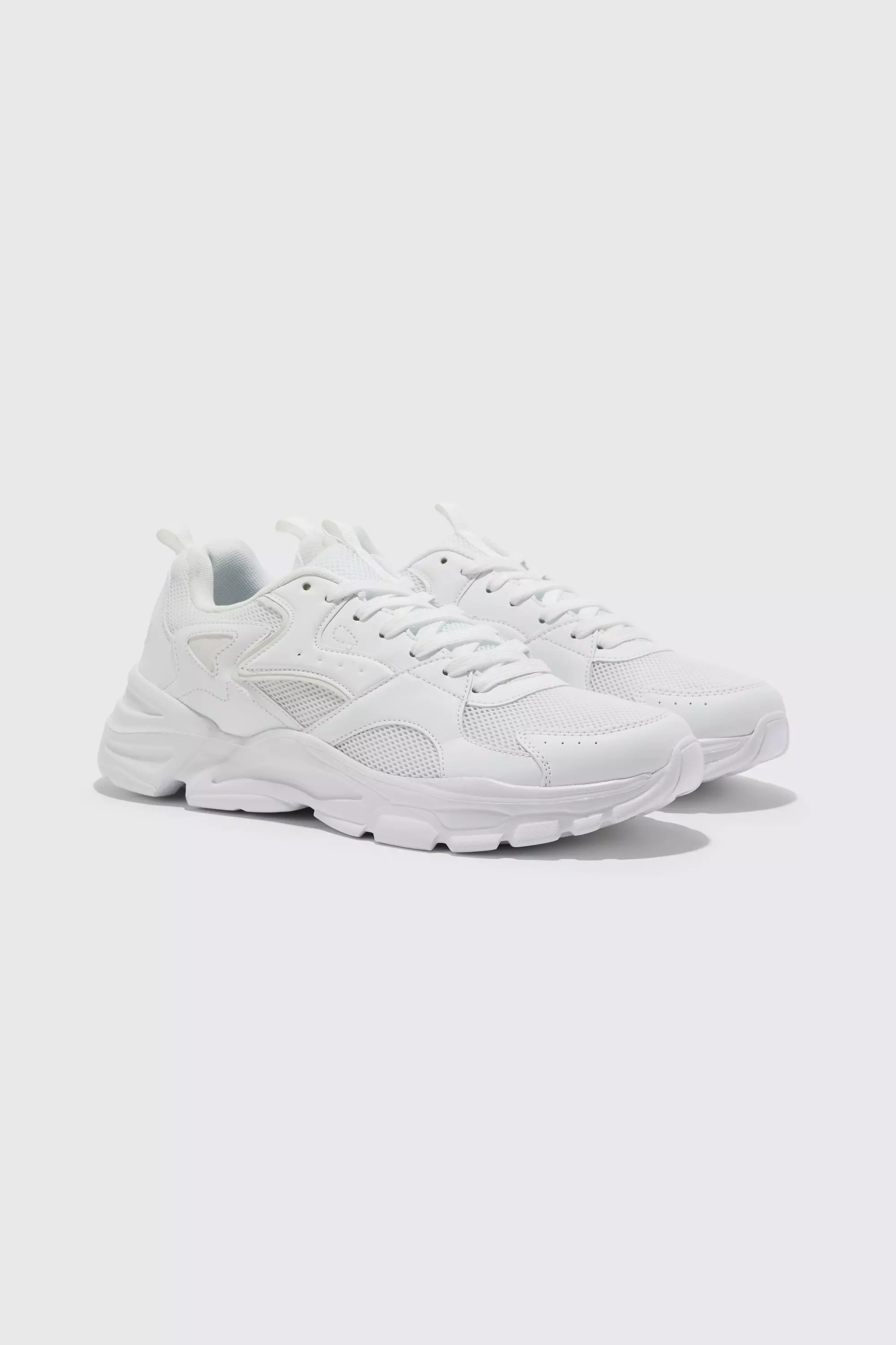 White Chunky Runner Trainer alternative image