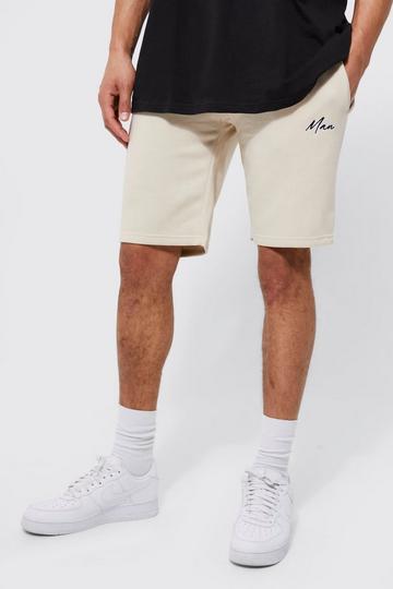 Tall Lightweight Man Slim Mid Length Short stone