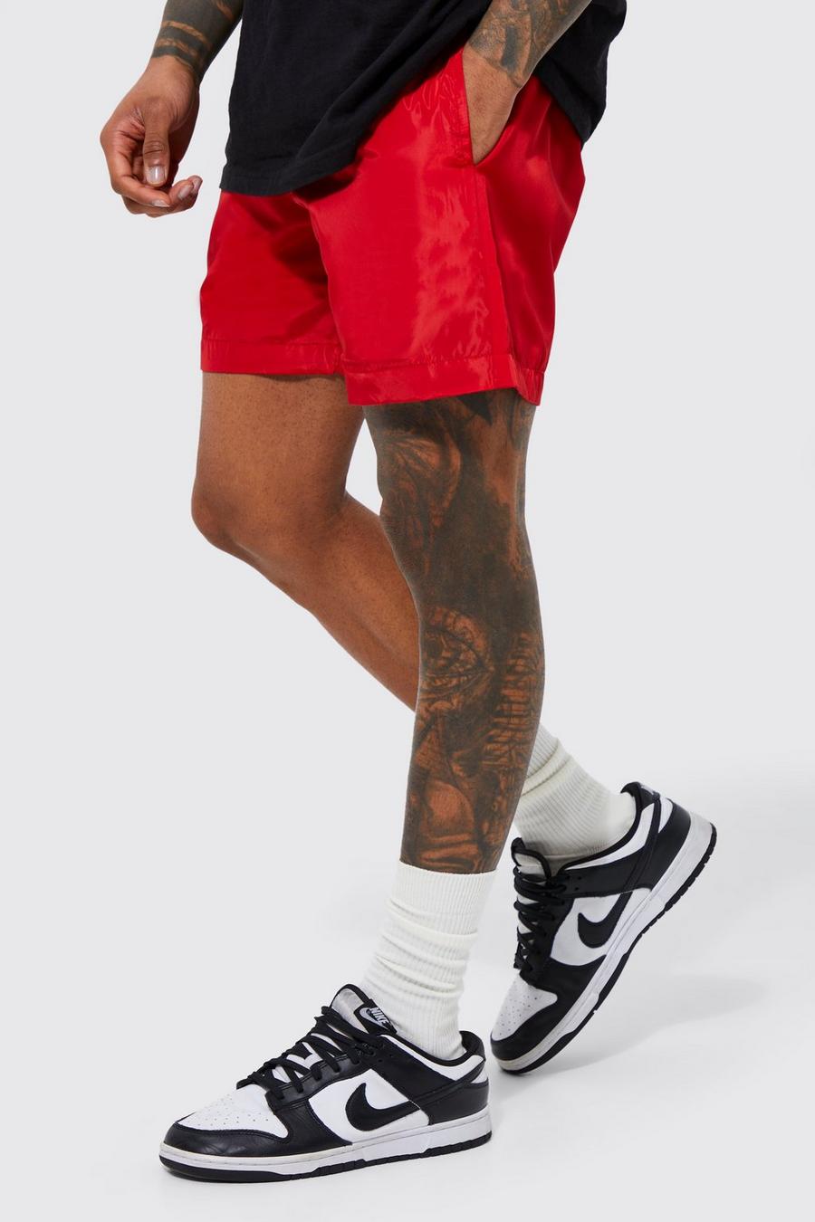 Shorts mit elastischem Bund, Red image number 1