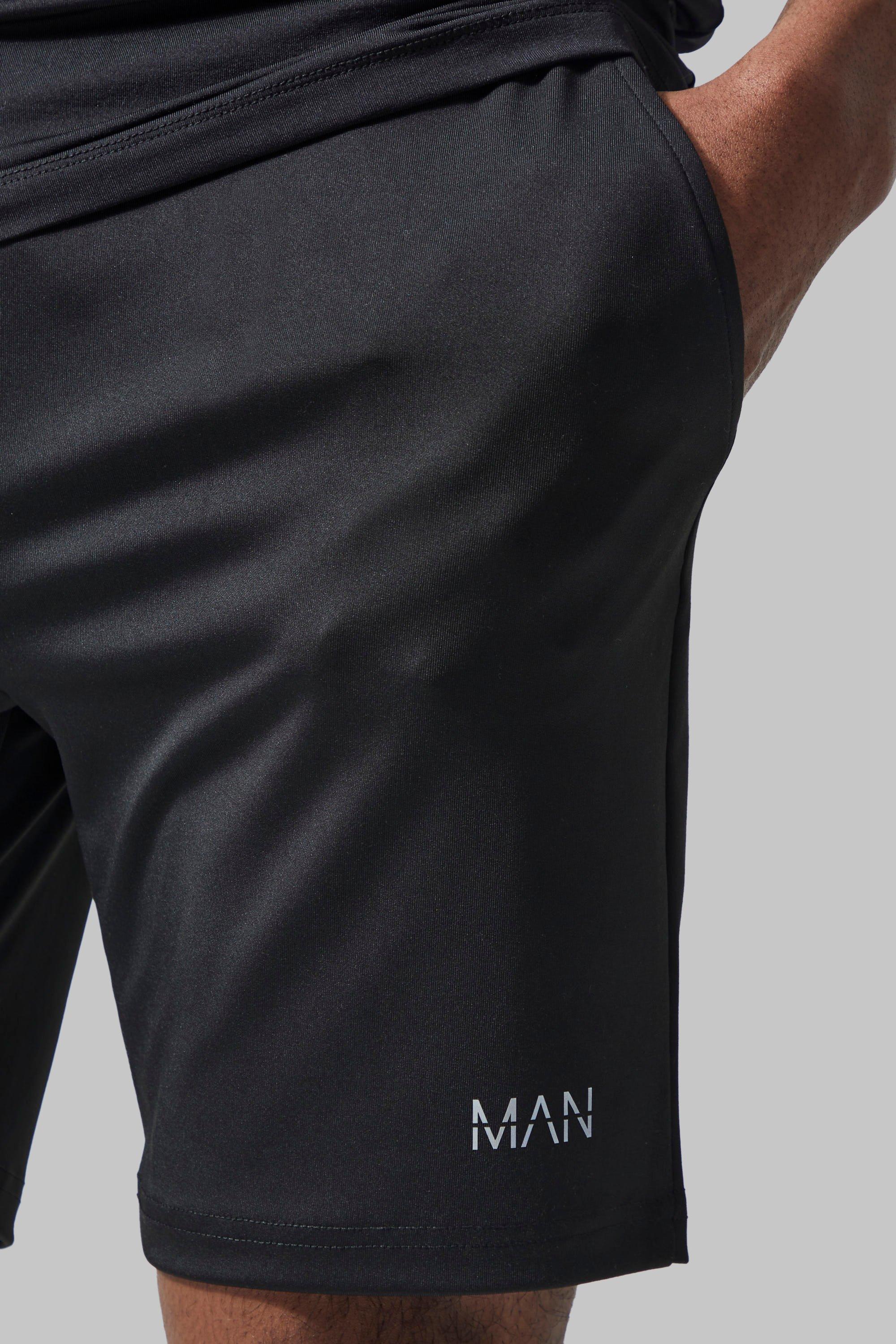 Man Active Gym Performance Shorts boohoo USA