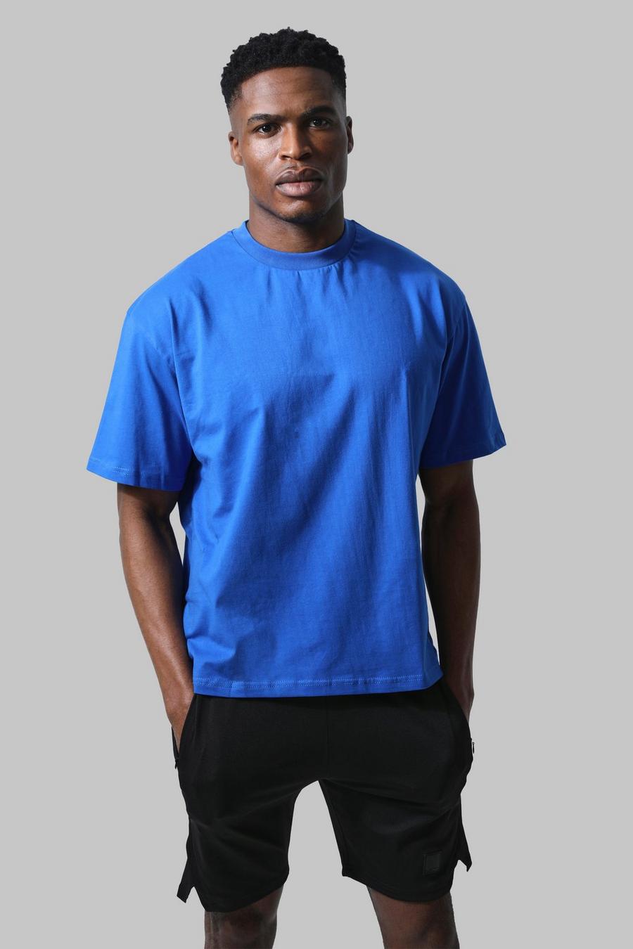 Blue Man Active Heavyweight Boxy Gym T-shirt  