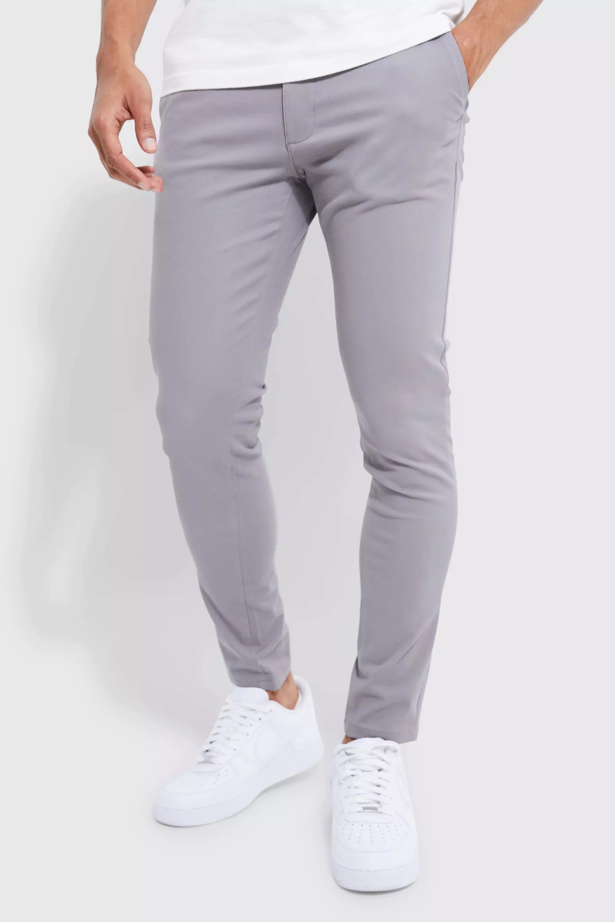 Grey best sale skinny chinos