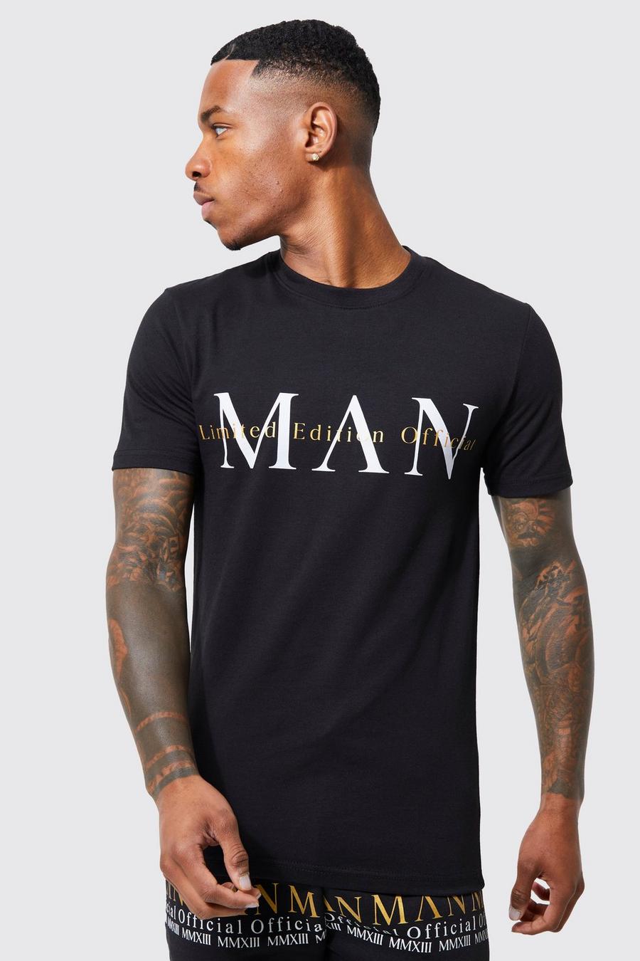Man Gym T-shirt With Curved Hem