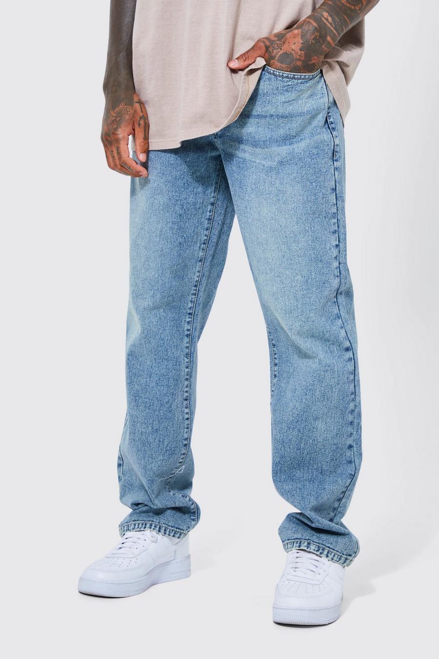 Antique blue Relaxed Fit Rigid Jeans image number 1