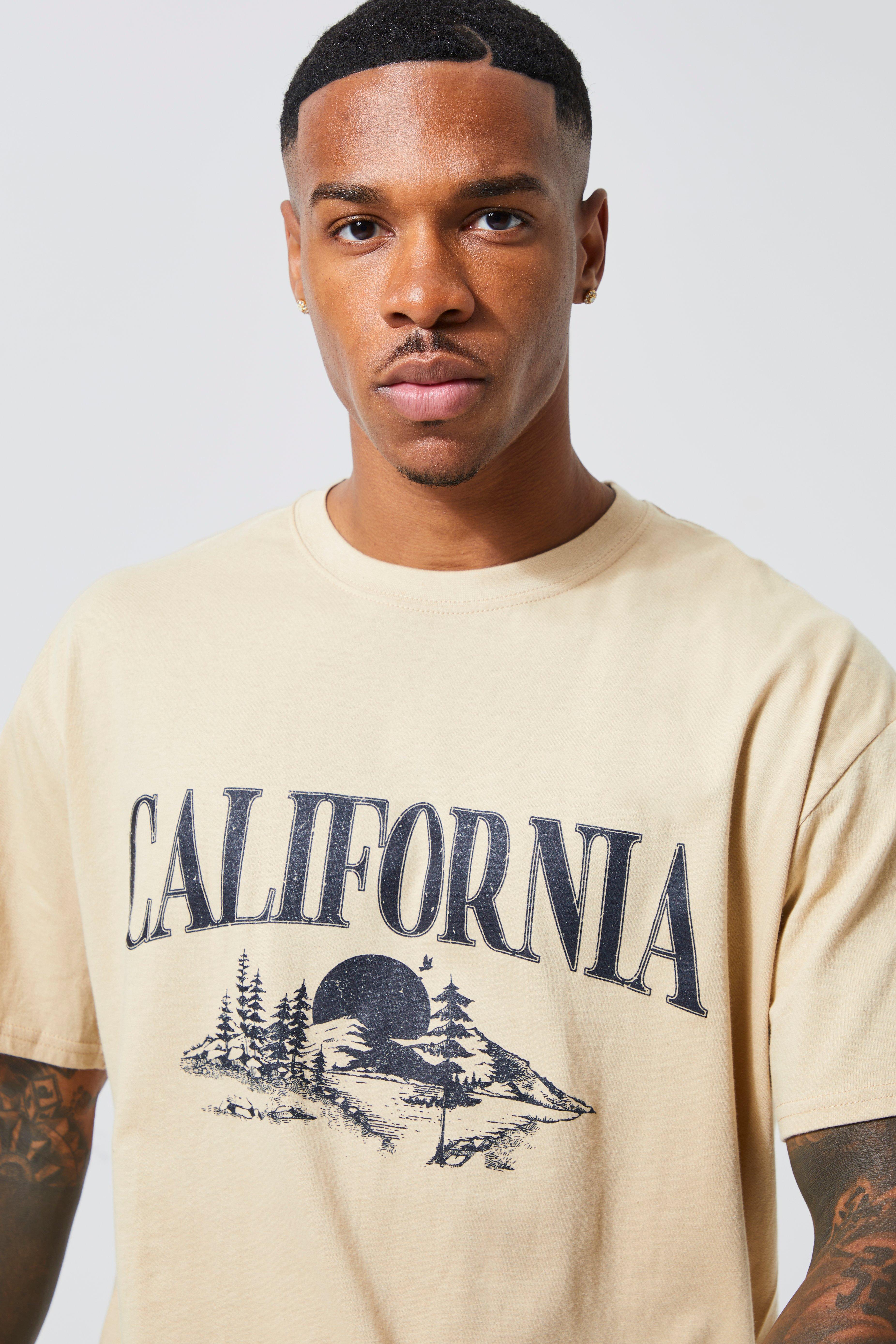 boohoo California Ombre Oversized T Shirt - ShopStyle