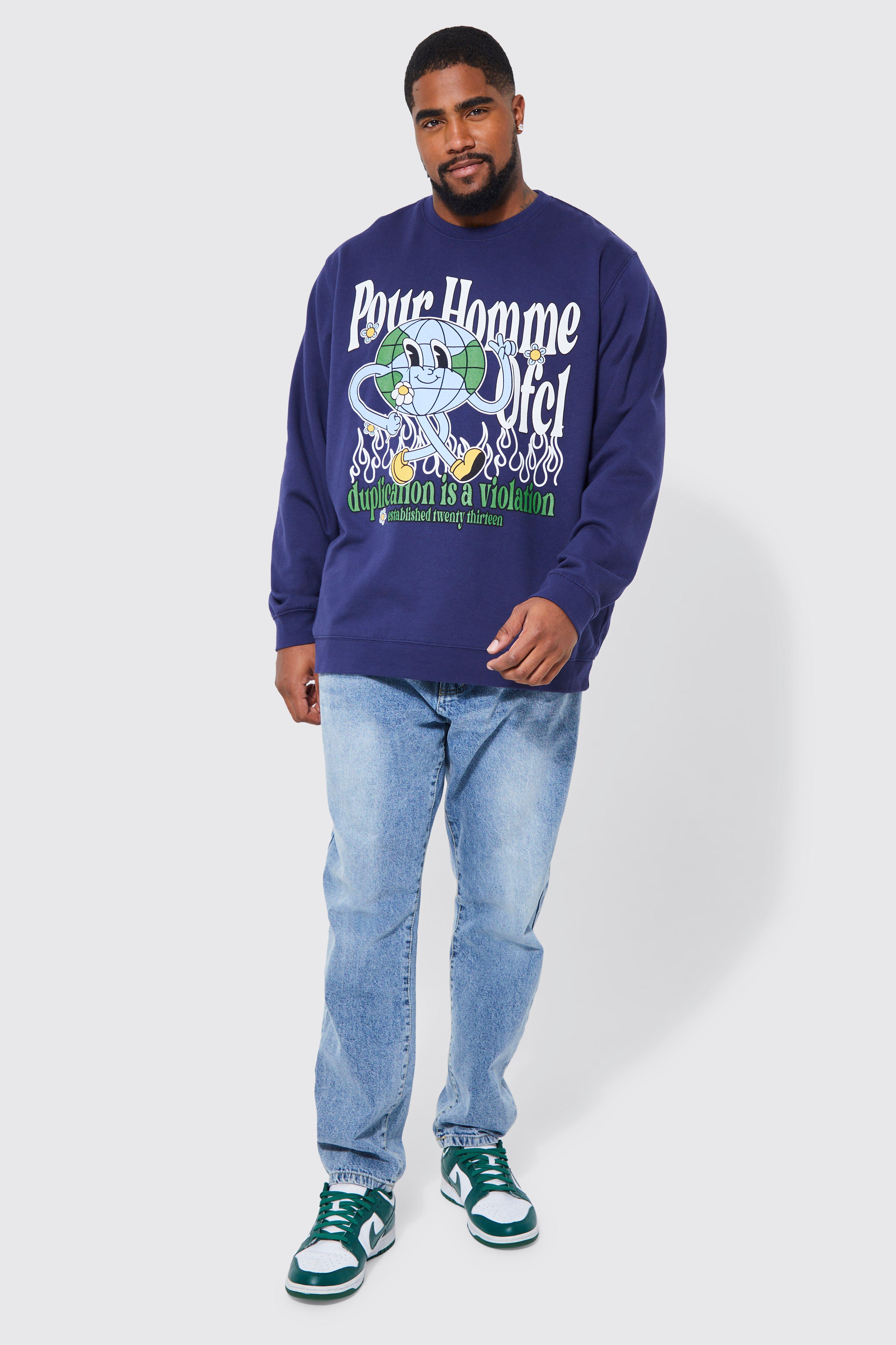 Plus Save Our Planet Graphic Sweatshirt boohoo DK