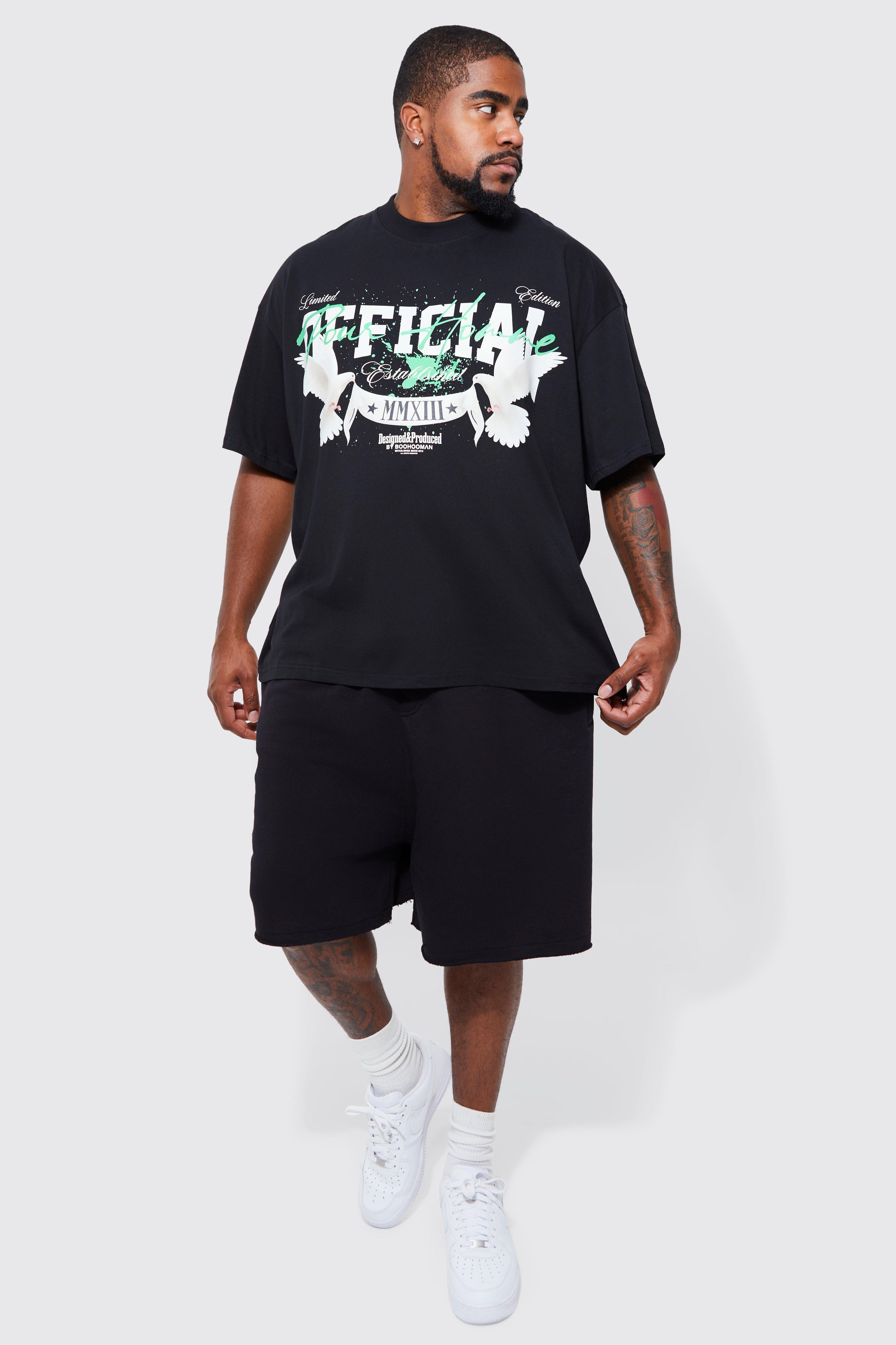 Oversized Drip Face Graphic T-Shirt