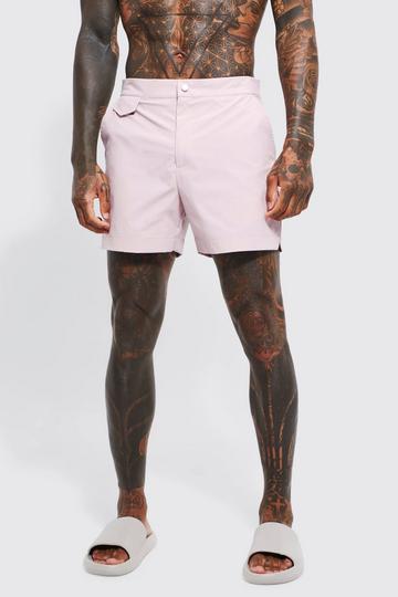 Smart Short Pocket Detail Swim Shorts mauve