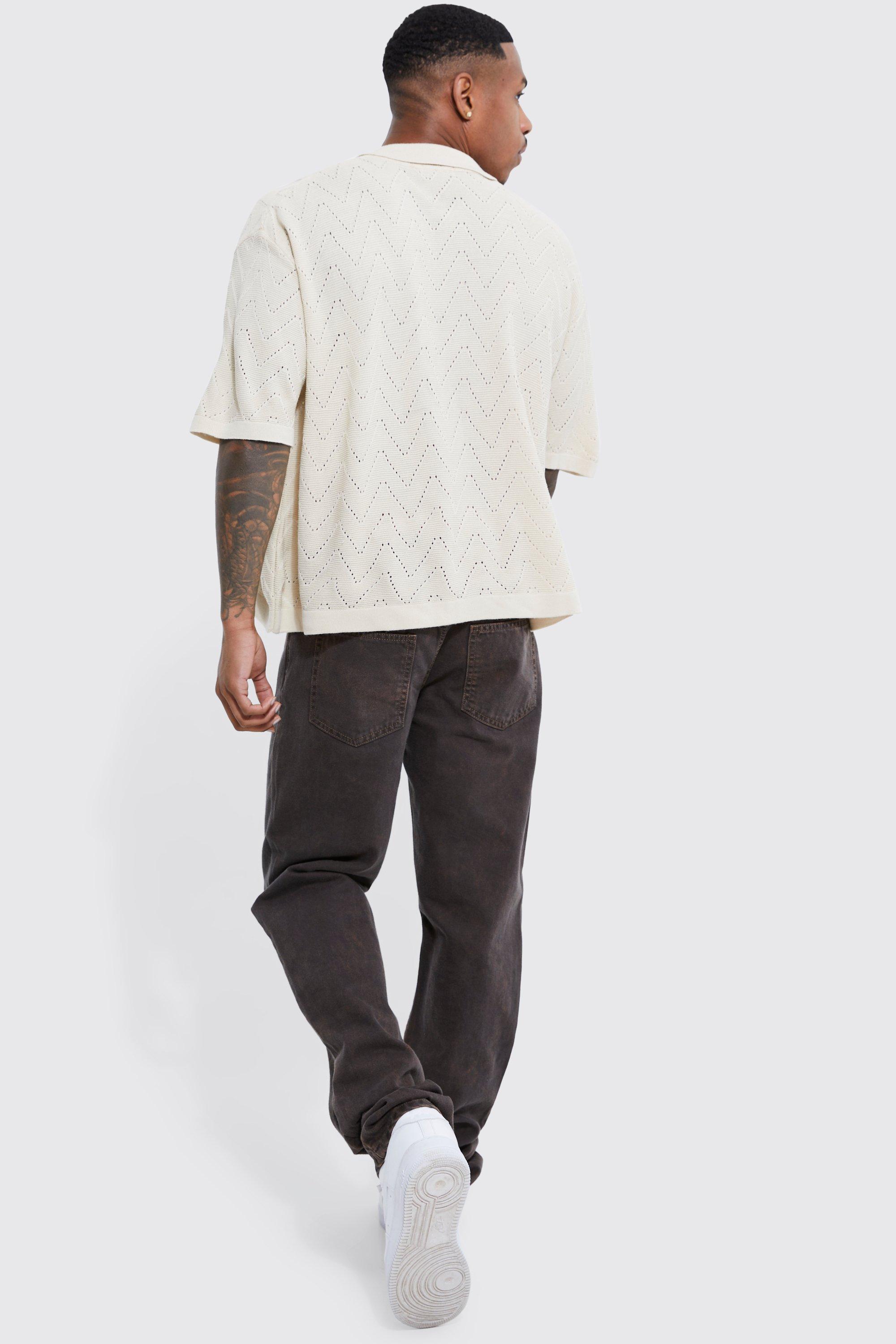 OPEN KNIT SHIRT - Ecru | ZARA United States