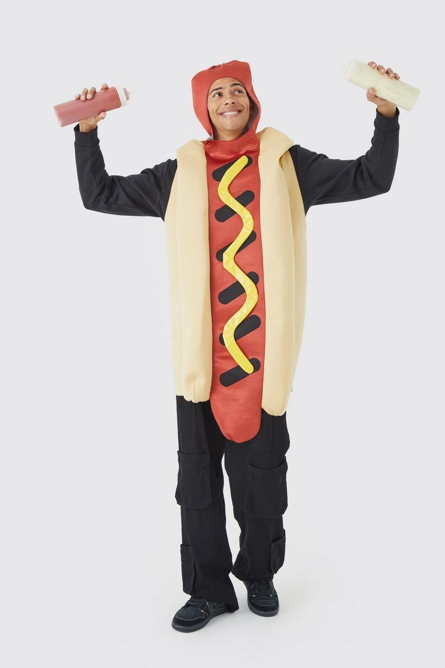 Brown Hot Dog Fancy Dress Costume