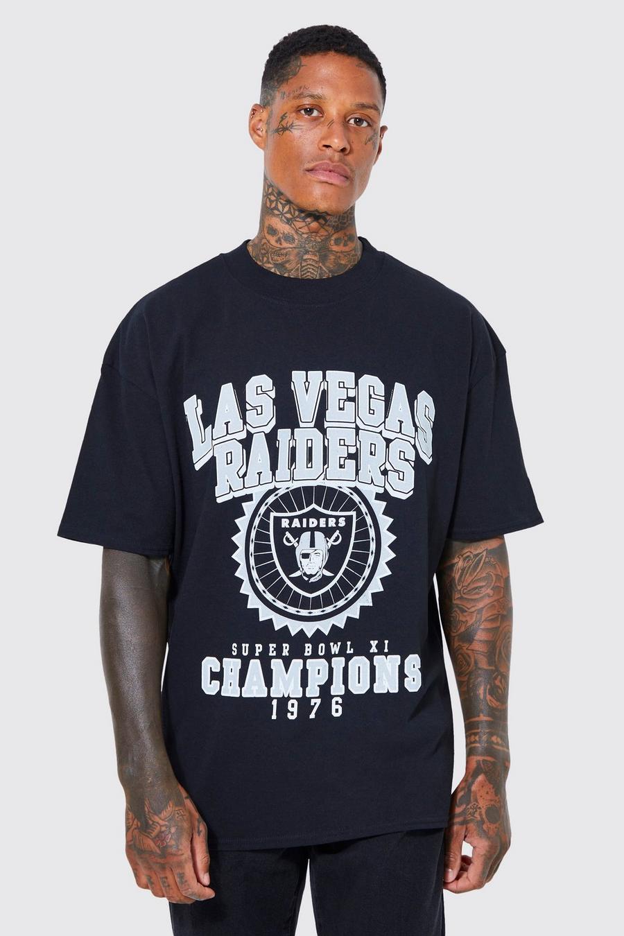 Men's Oversized Nfl Las Vegas Raiders T-shirt