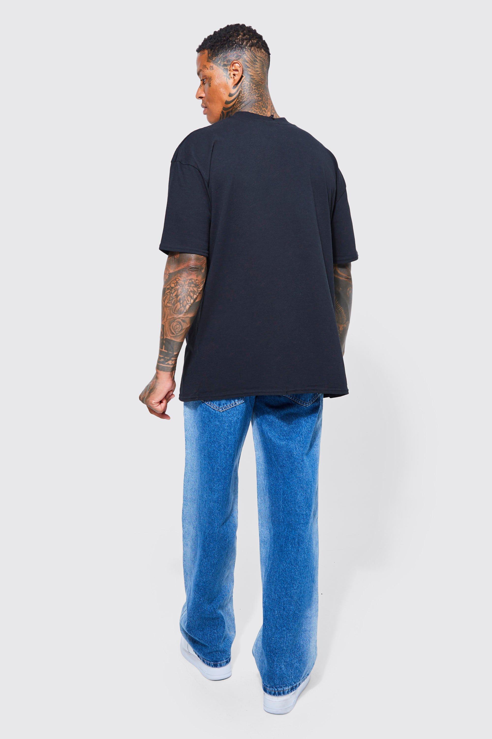 Asos Design Super Oversized T-shirt With New York Giants License