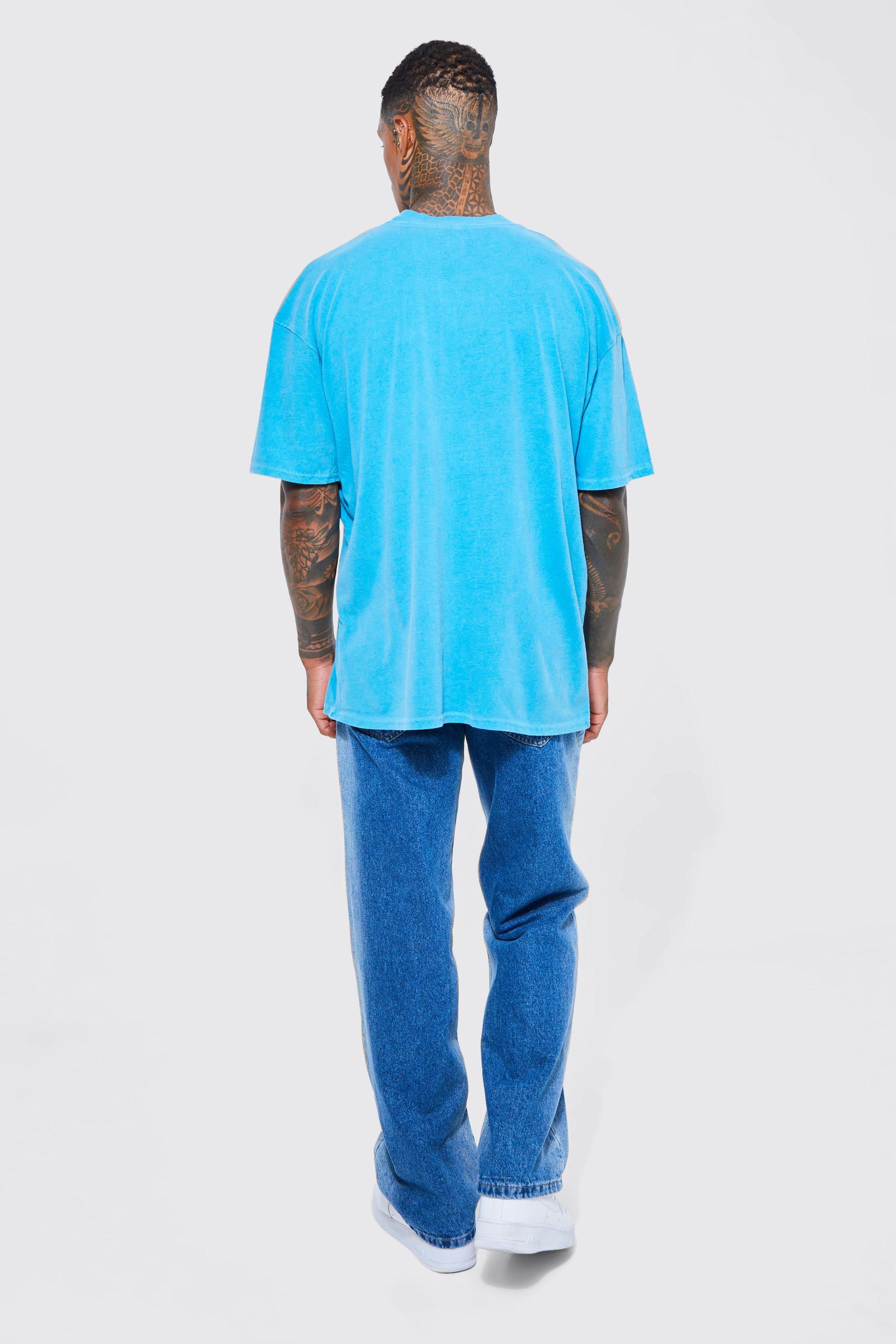 Men's Oversized Nfl Miami Dolphins Overdyed T-shirt