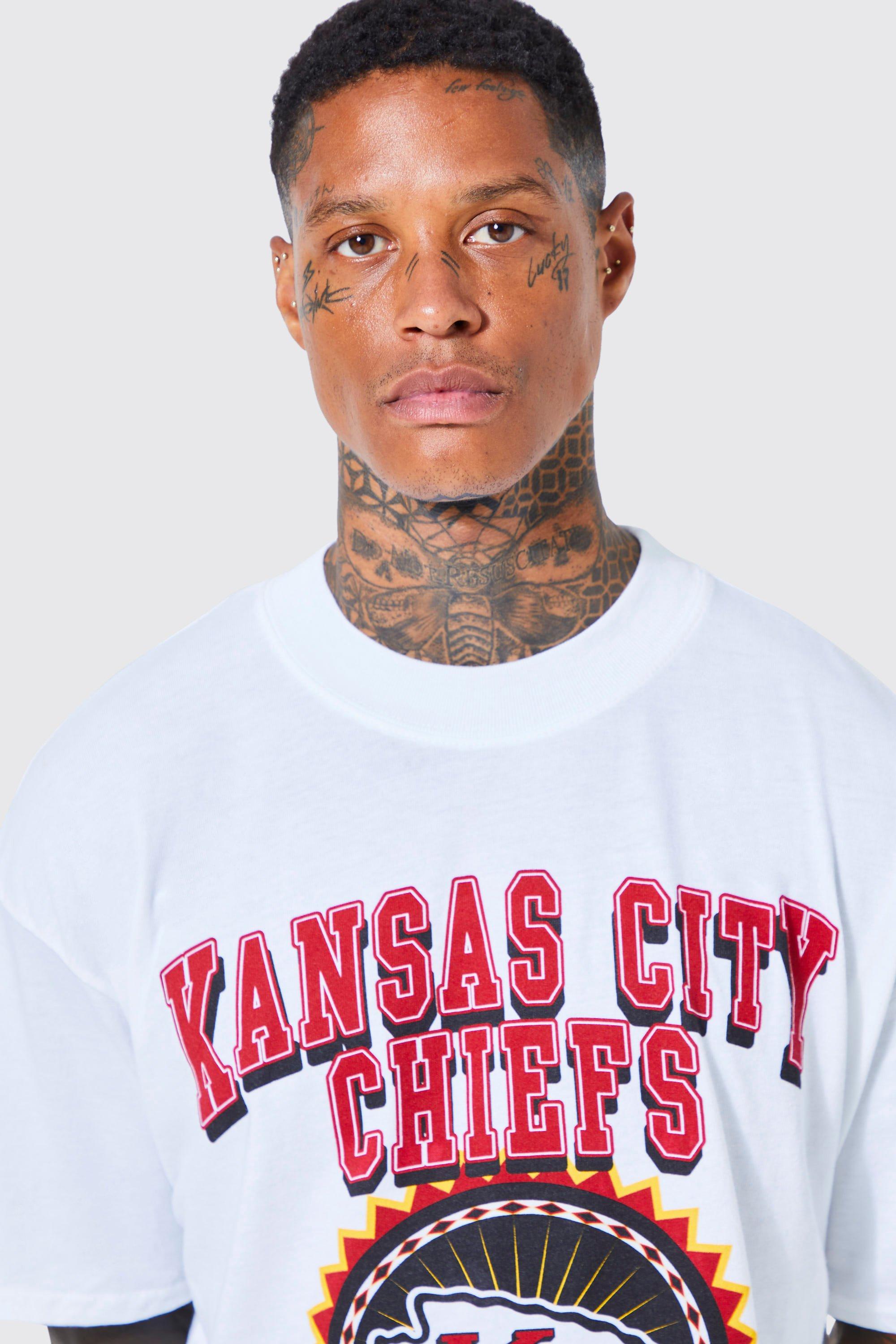 T shirt oversize NFL imprime Kansas City Chiefs