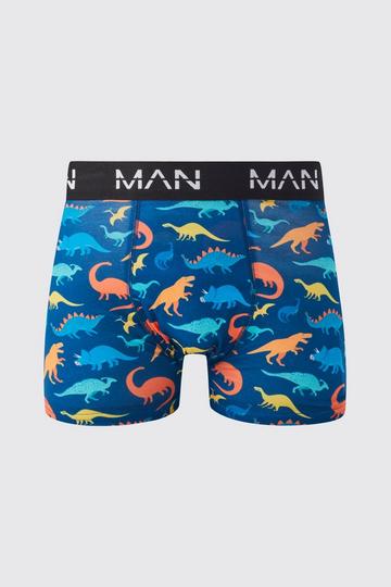 Dinosaur Print Boxers navy