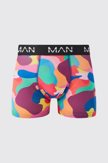 Bright Camo Print Boxers multi