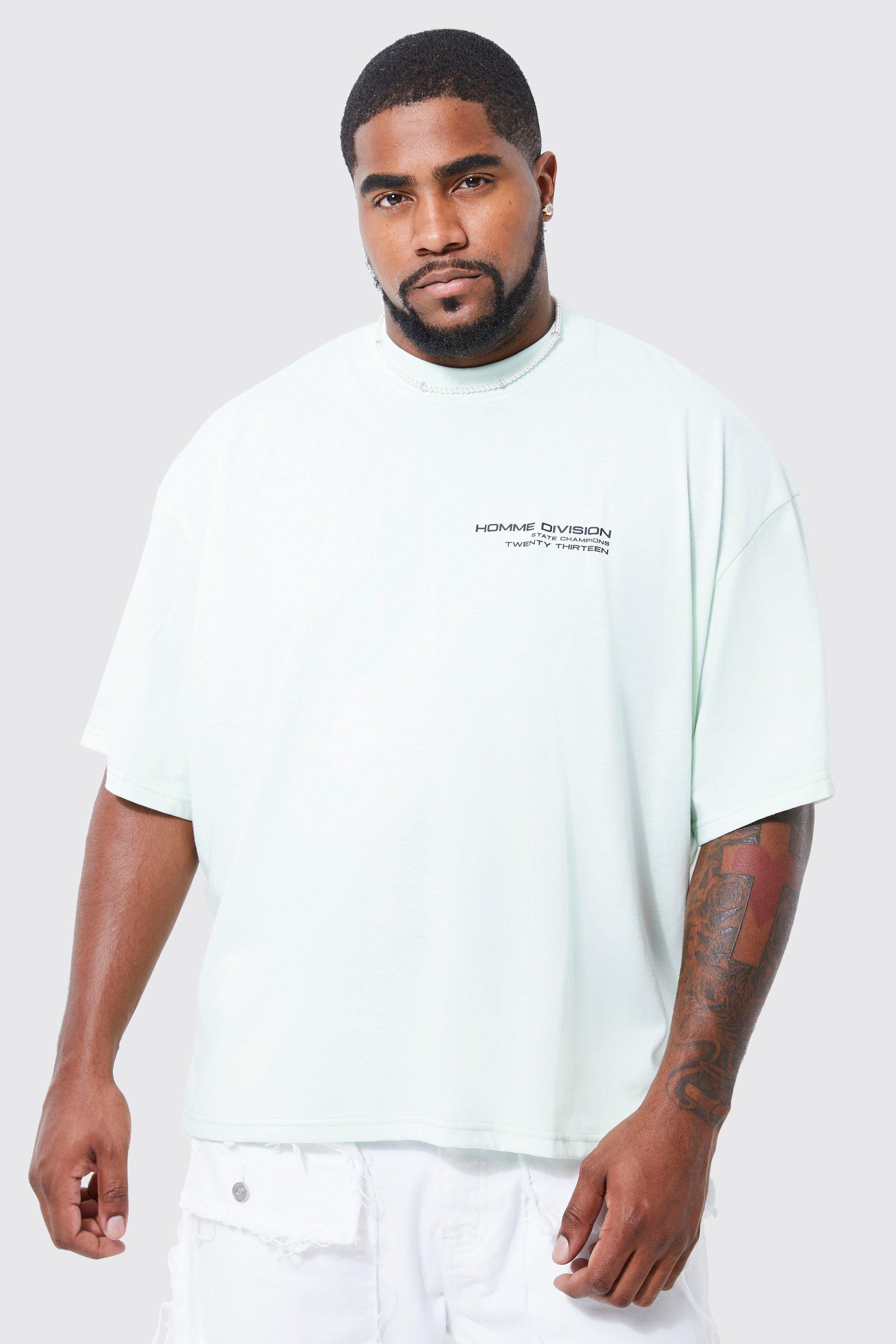 Grande taille T shirt de basket oversize imprim