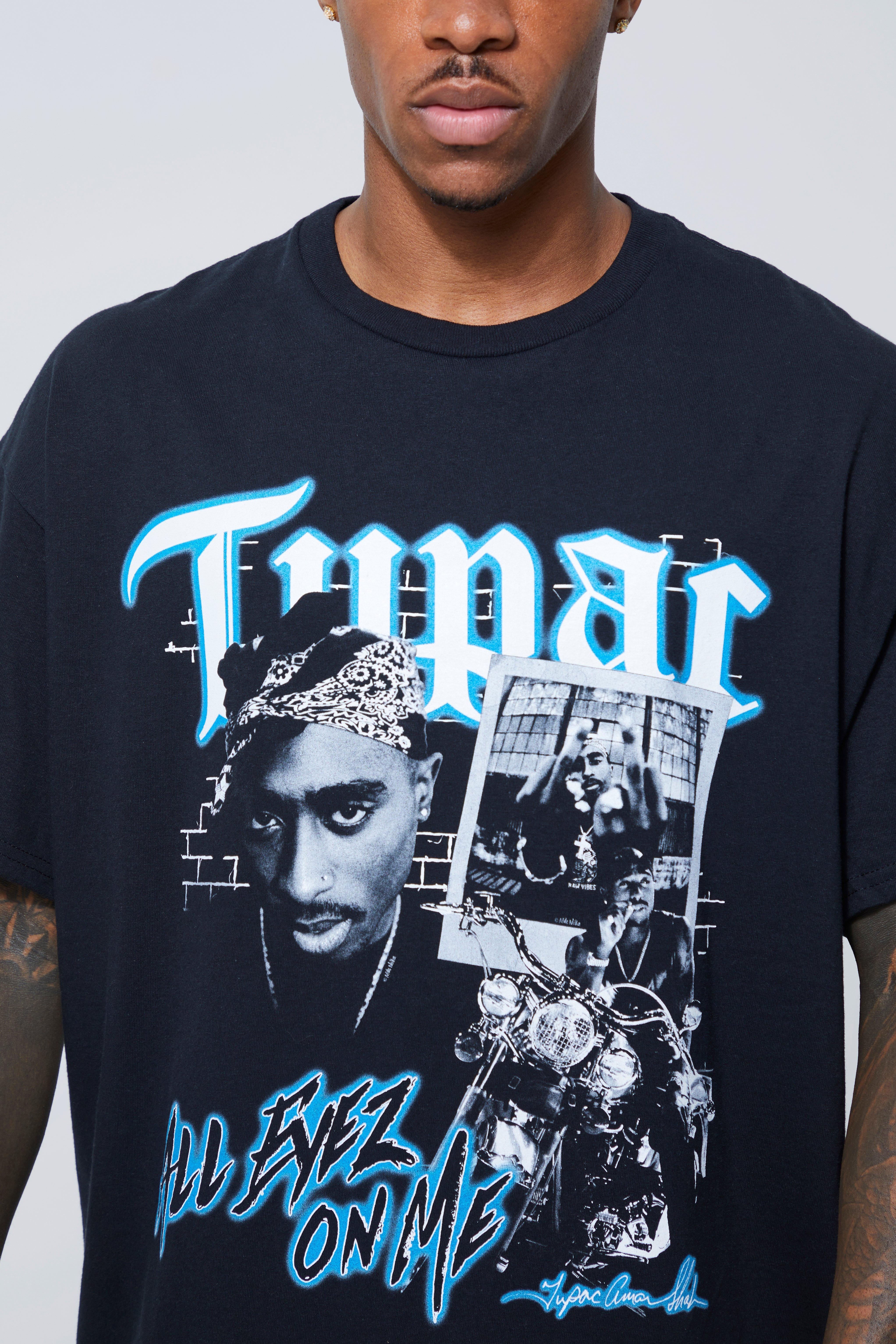 Tupac t outlet shirt boohoo