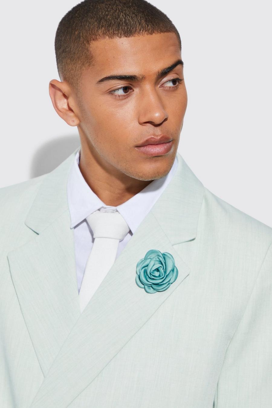 Sage green Floral Suit Corsage image number 1