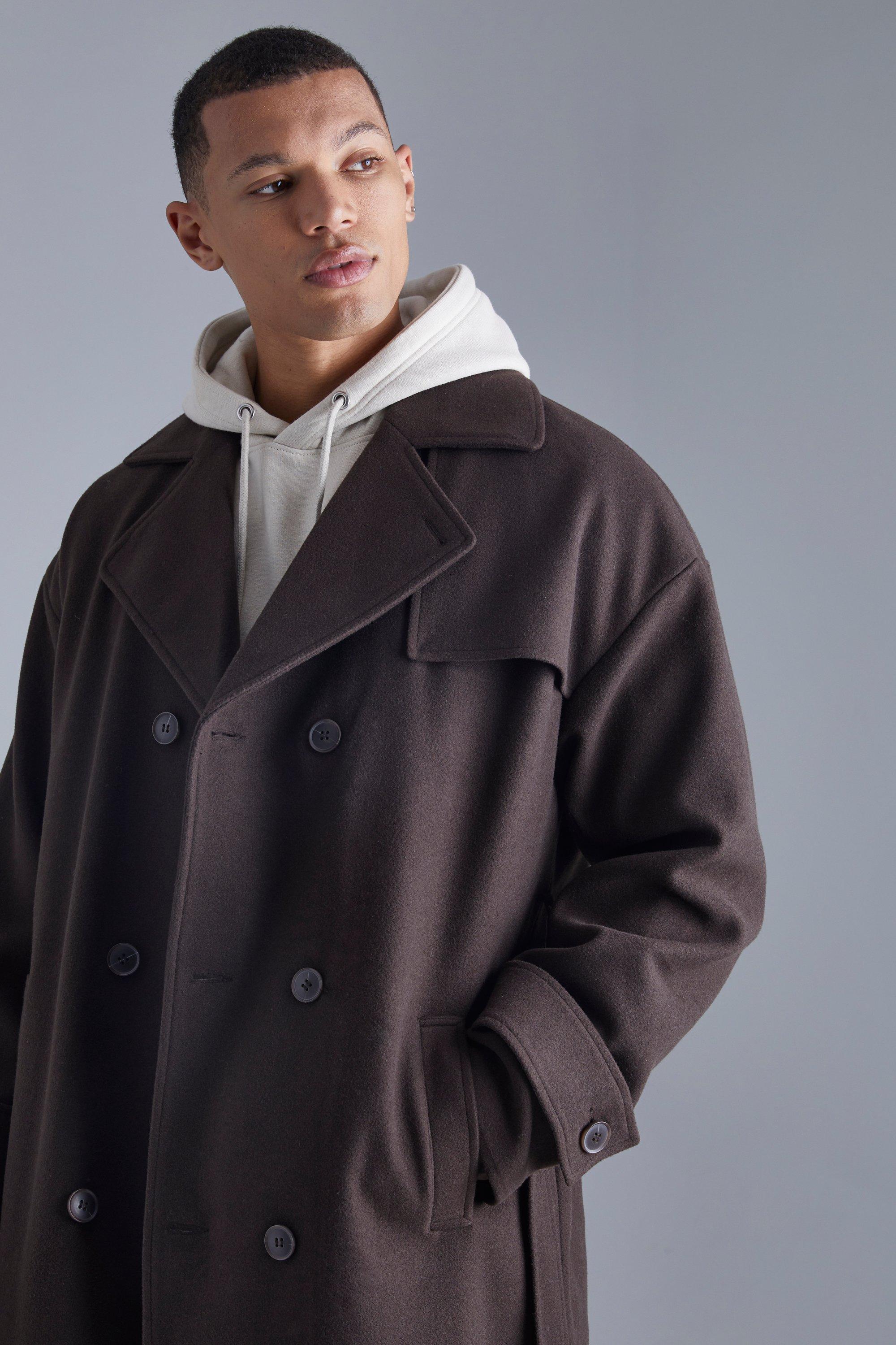 Trench discount croisé homme