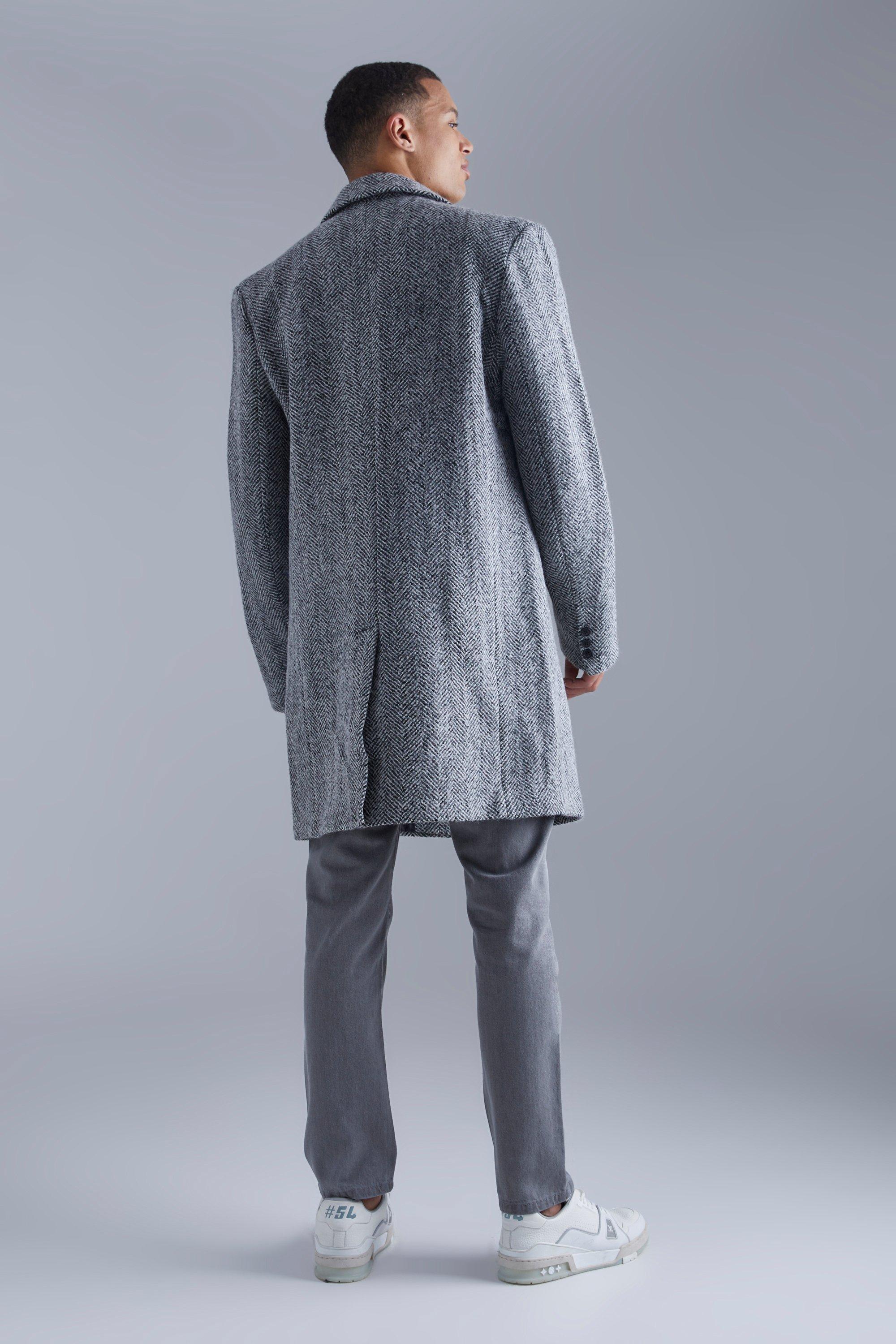 Tall mens wool store coat