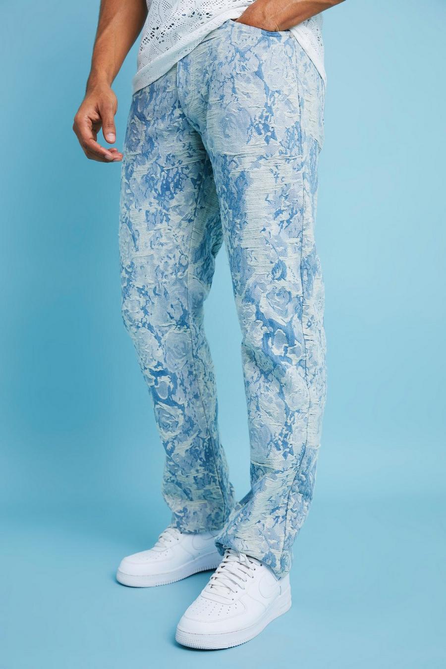 Flower Jeans Womens, Straight Jeans Mens