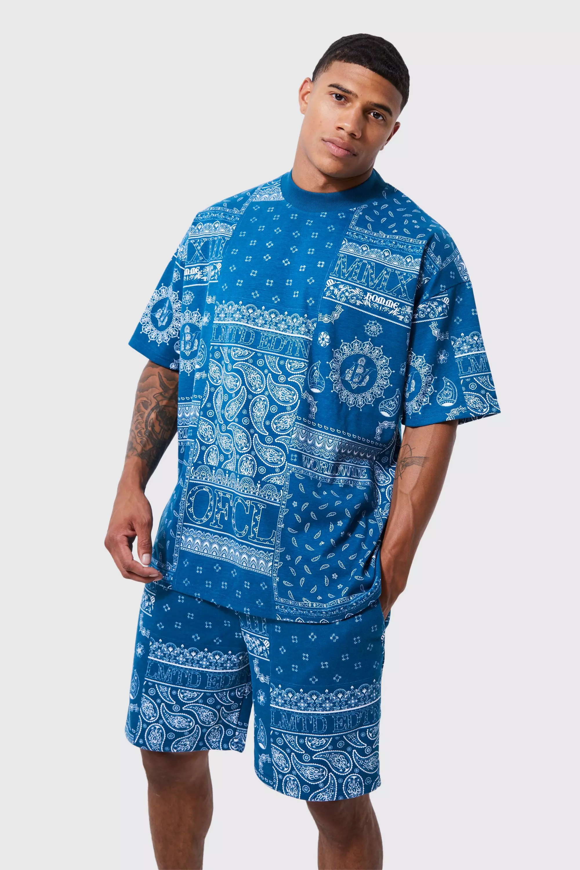 Adidas bandana tee set hot sale