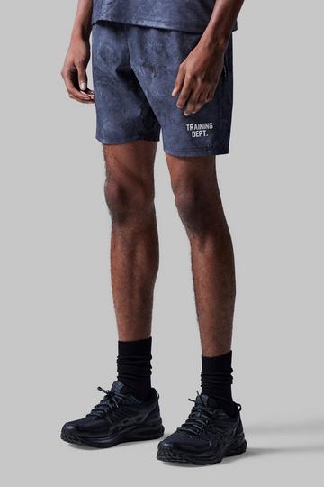 Black Man Active Performance Training Dept Shorts