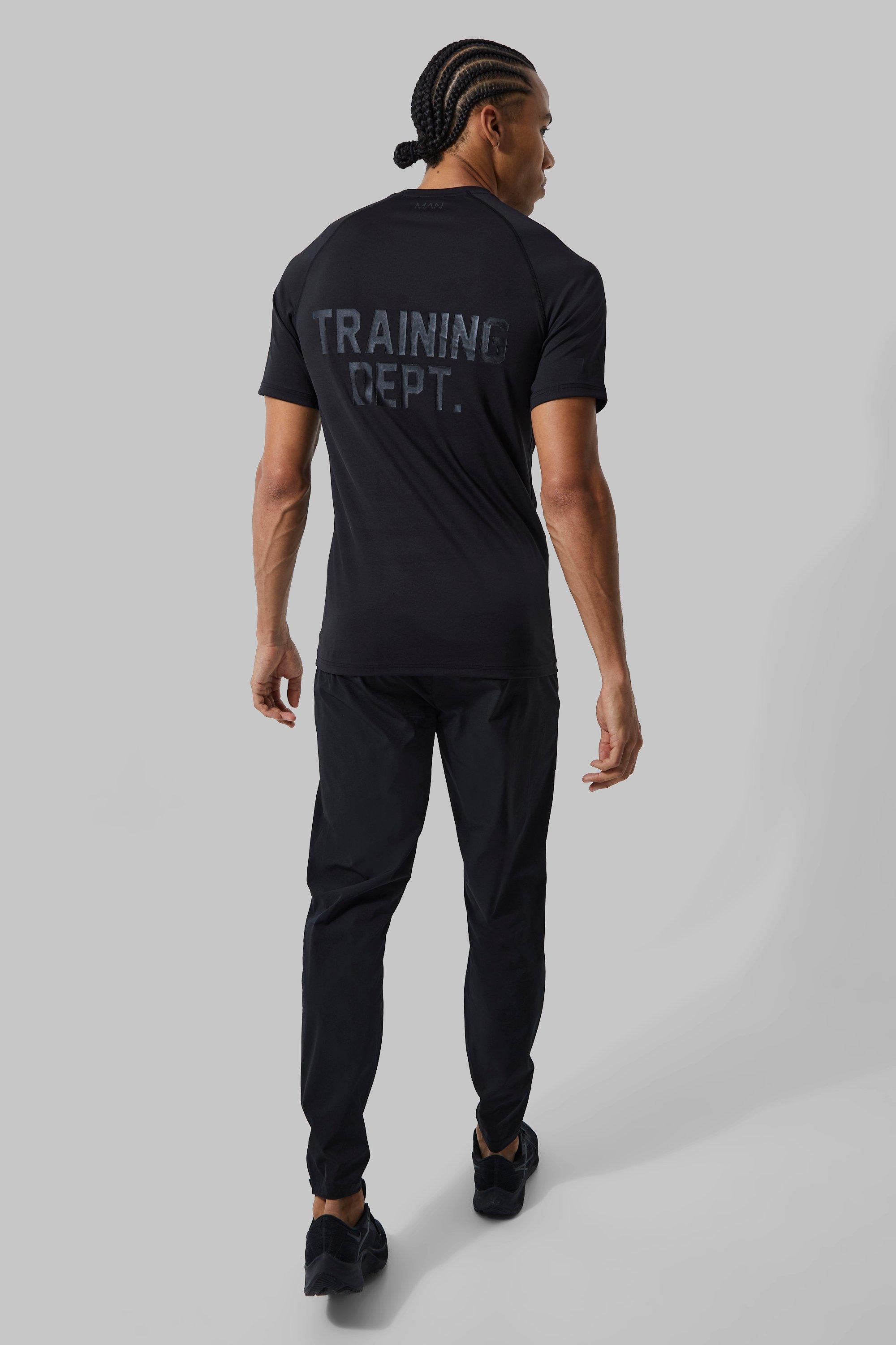 Tall T shirt de sport moulant MAN Active boohoo