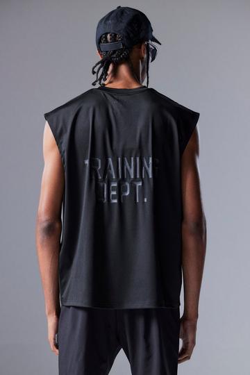 Man Active Training Dept Oversized Performance Tank black