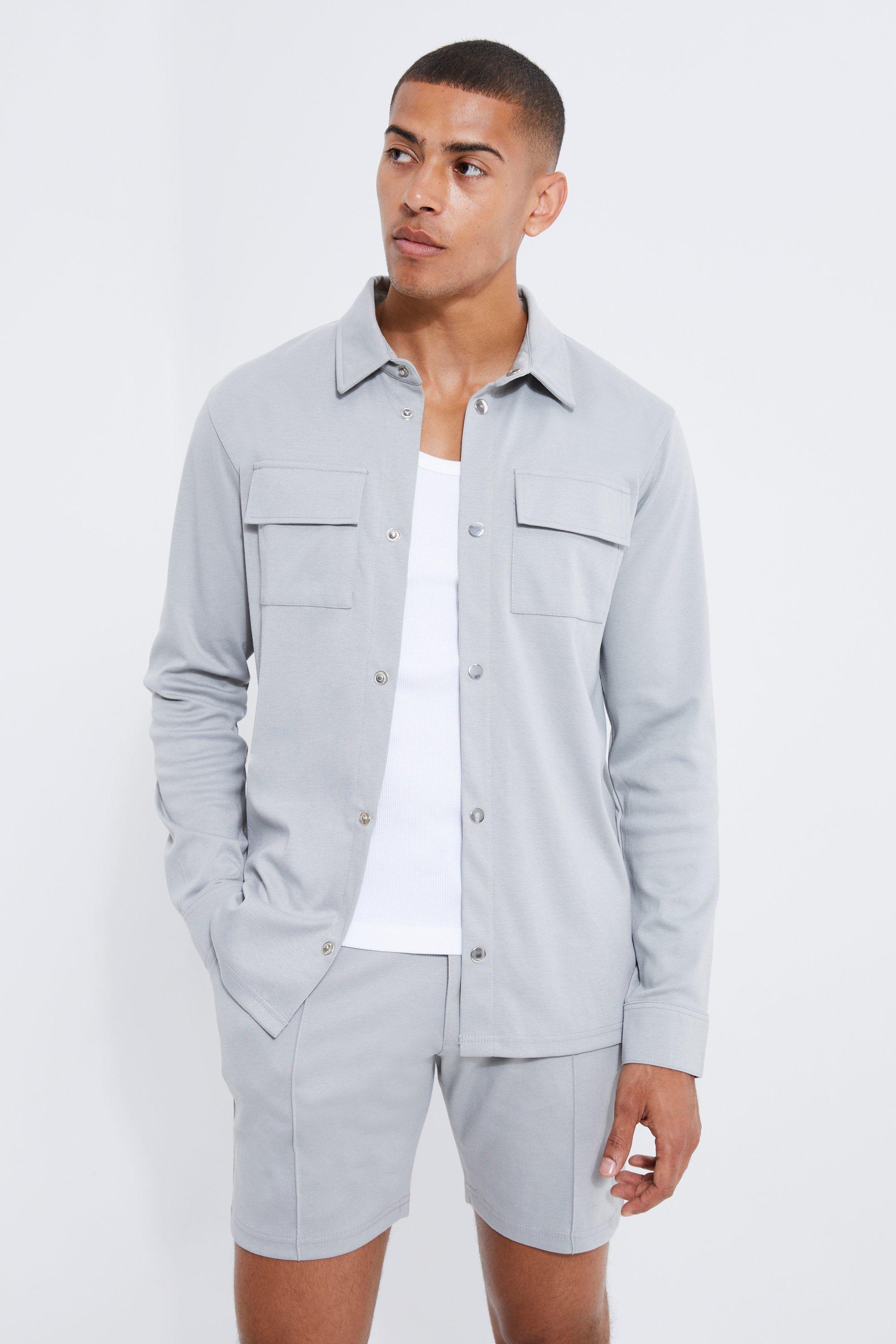 Short avec chemise discount homme