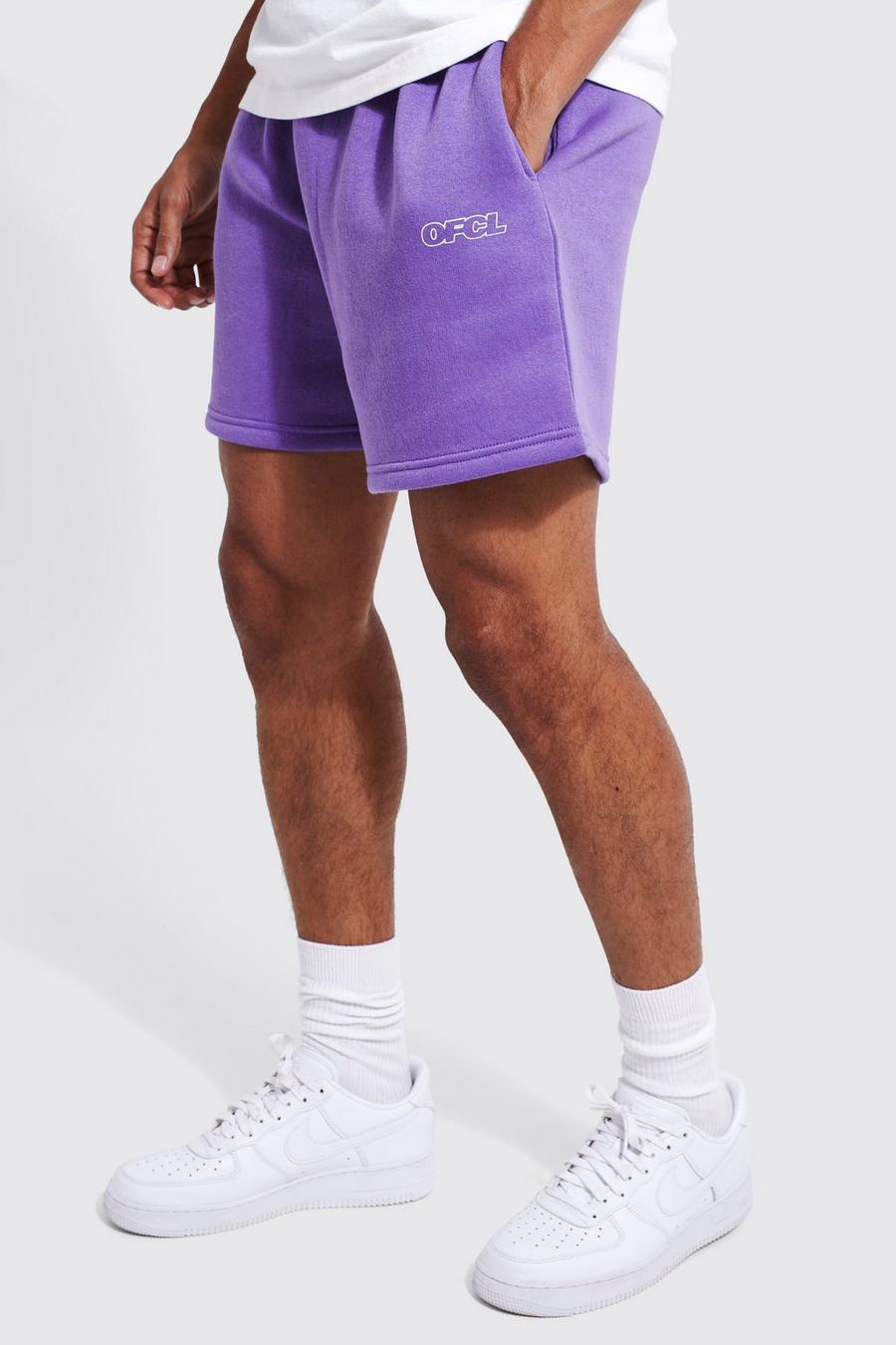 Purple Ofcl Jersey Volley Short Length Short  image number 1