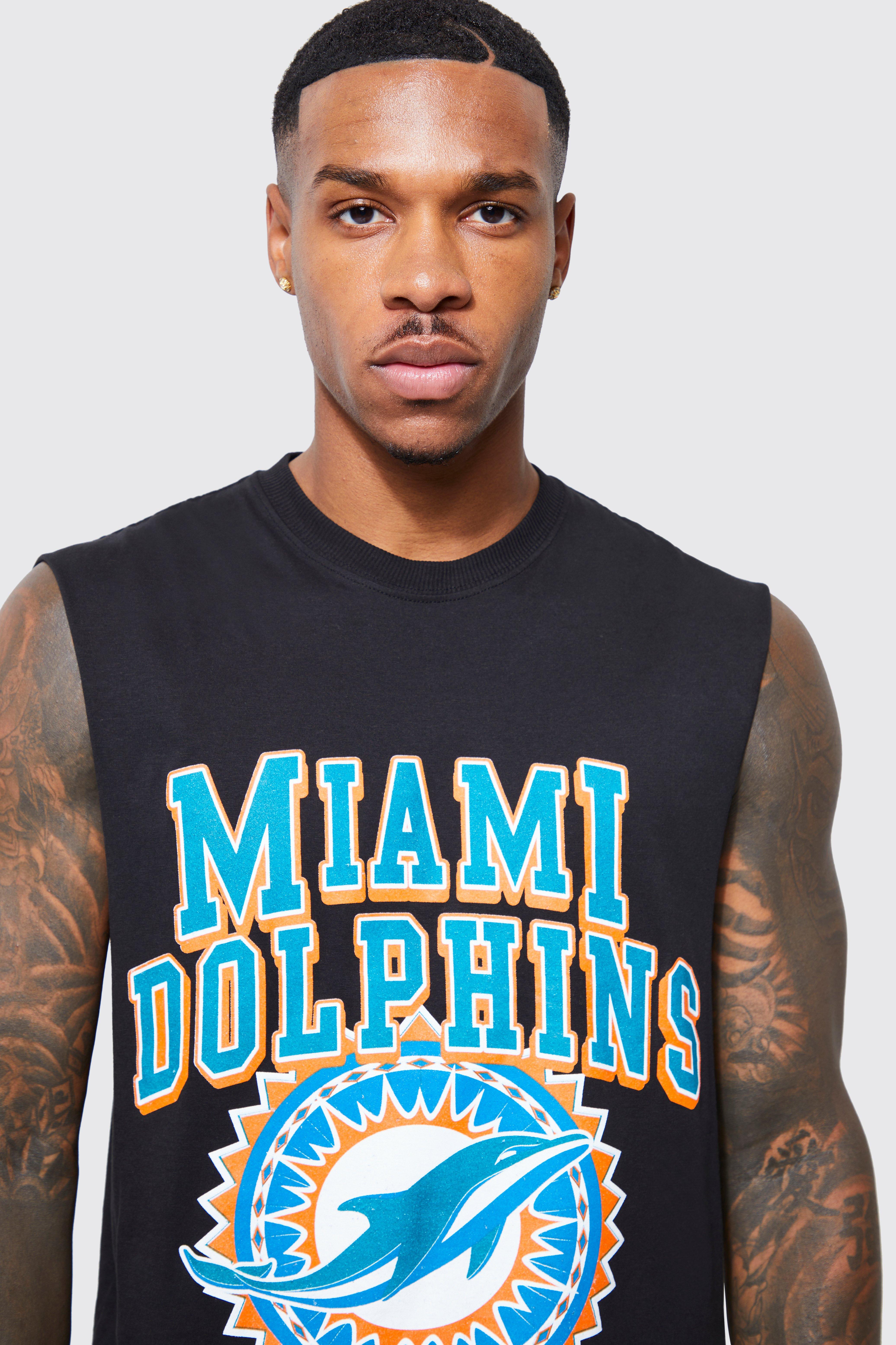 Miami dolphins shop muscle shirt