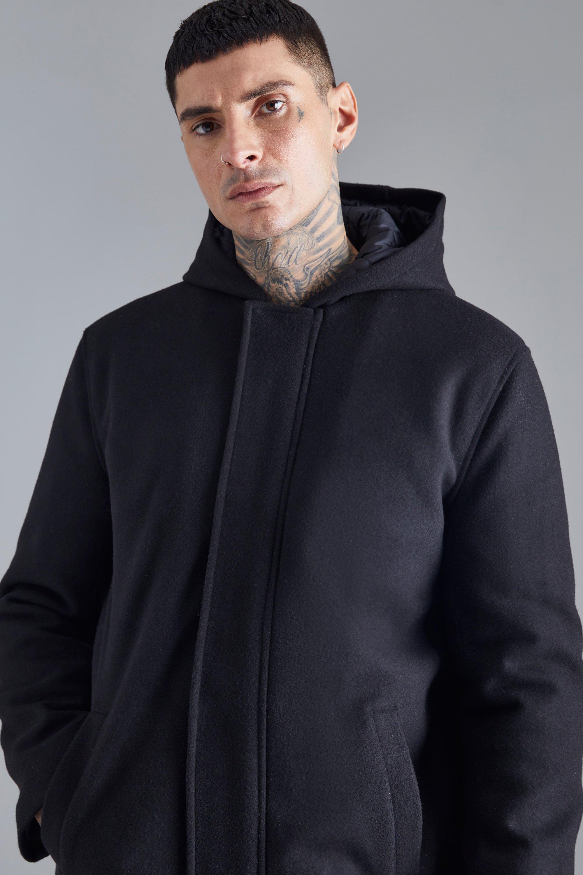 Hoodie and outlet overcoat