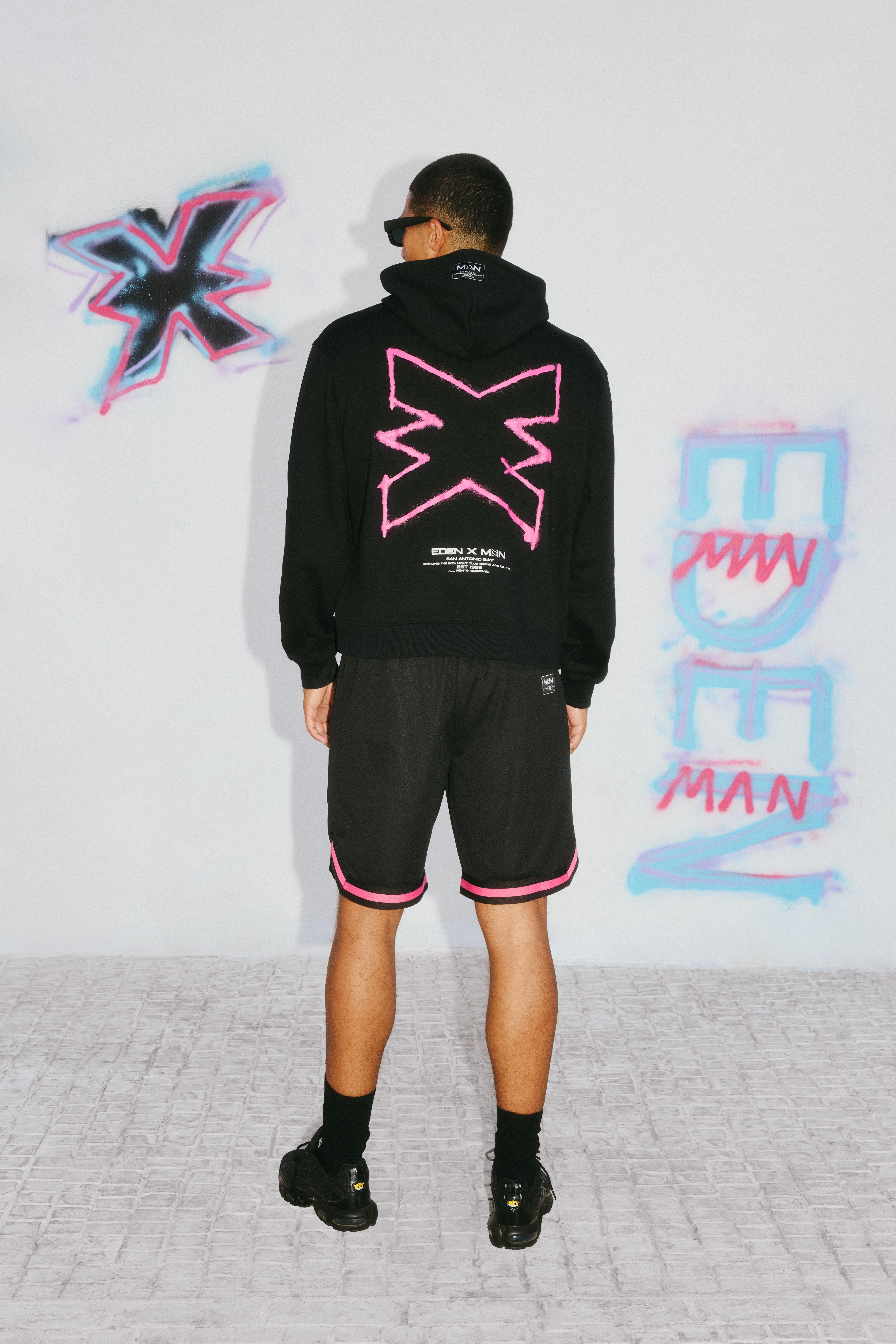 Boohooman oversized outlet hoodie