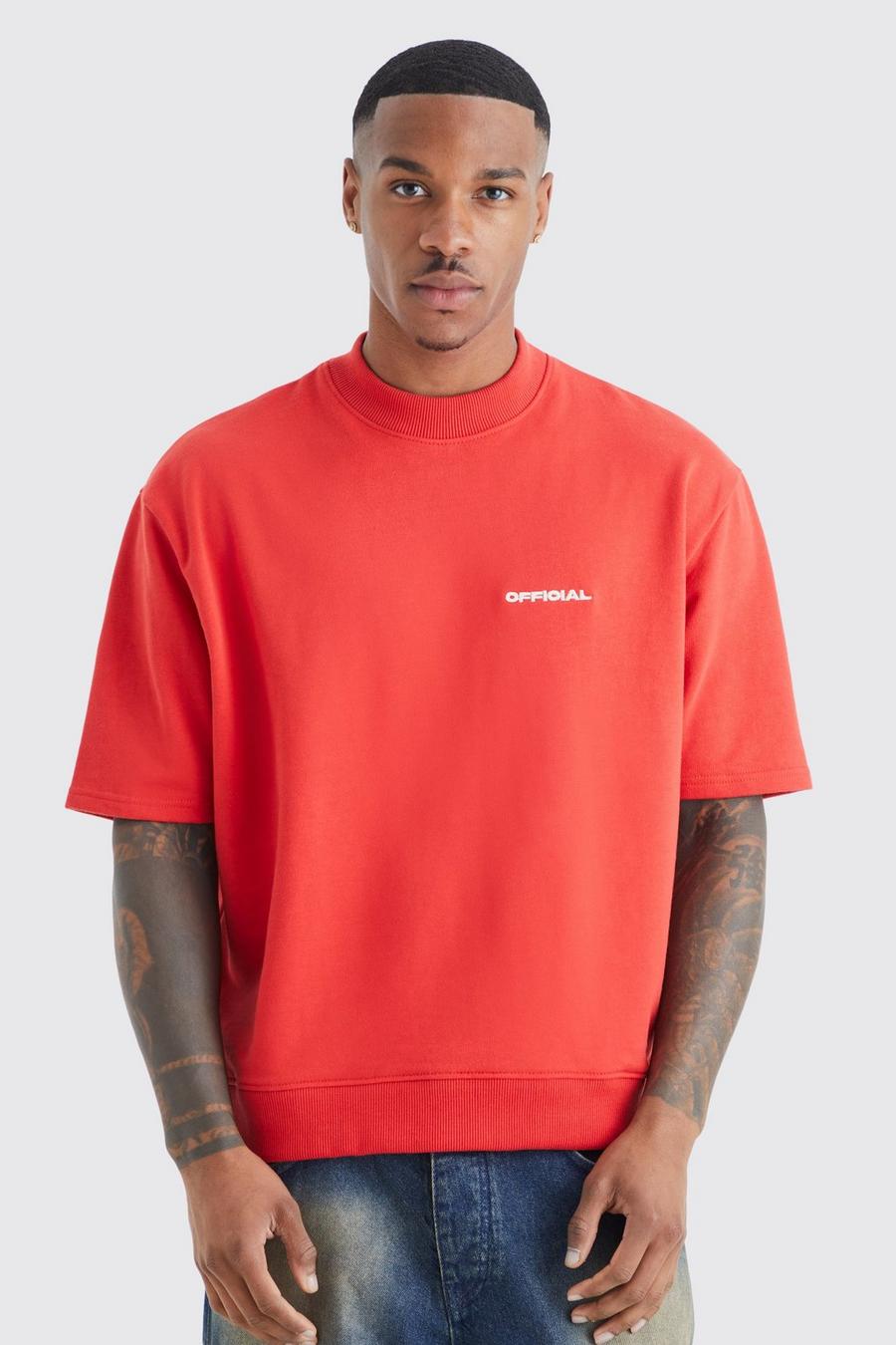 Oversize Sweatshirt, Red