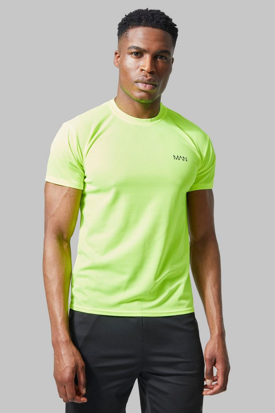 Neon Man Active Slim Fit Perfomance T-shirt image number 1