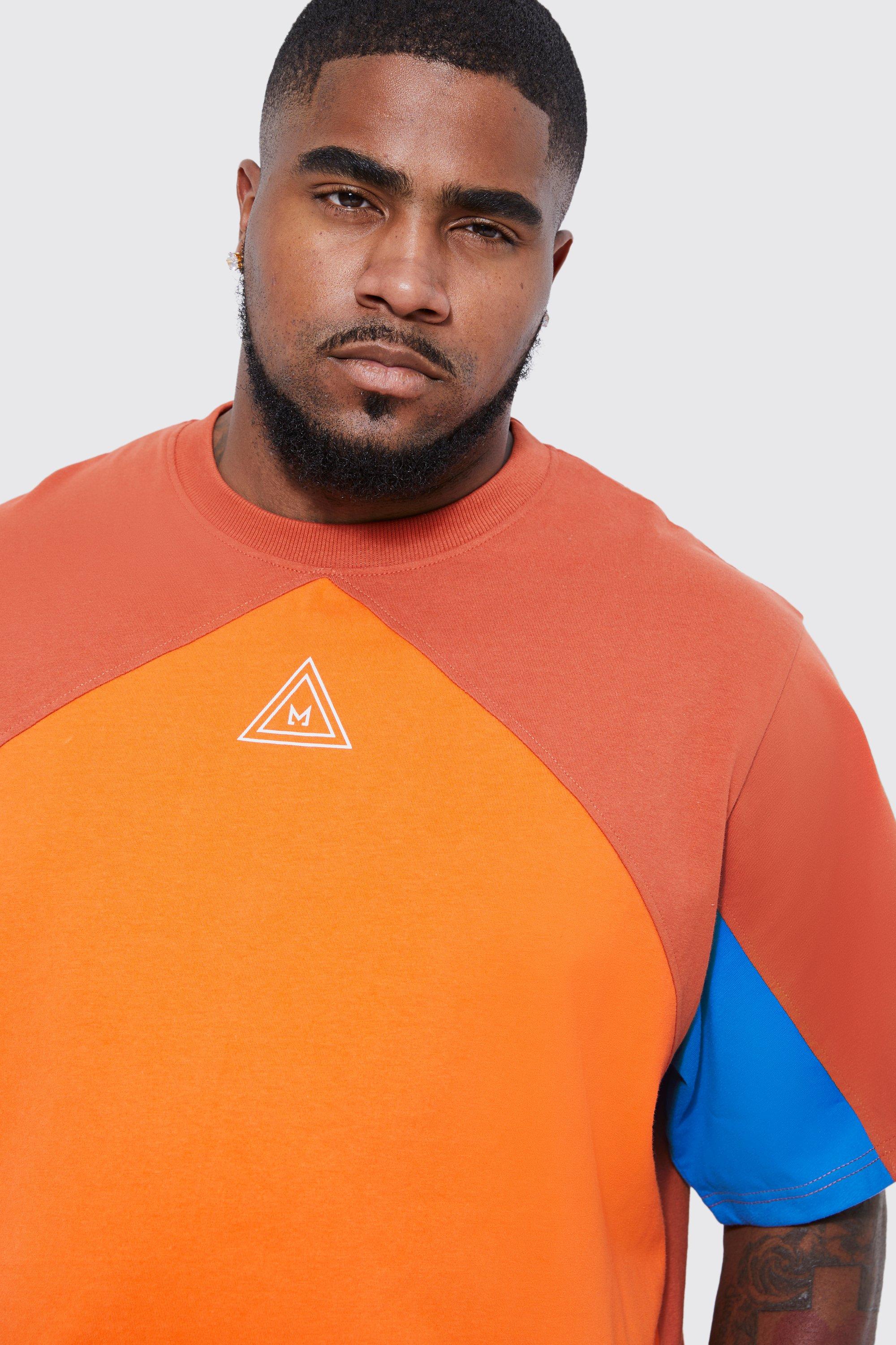 Grande taille T shirt color block boohoo