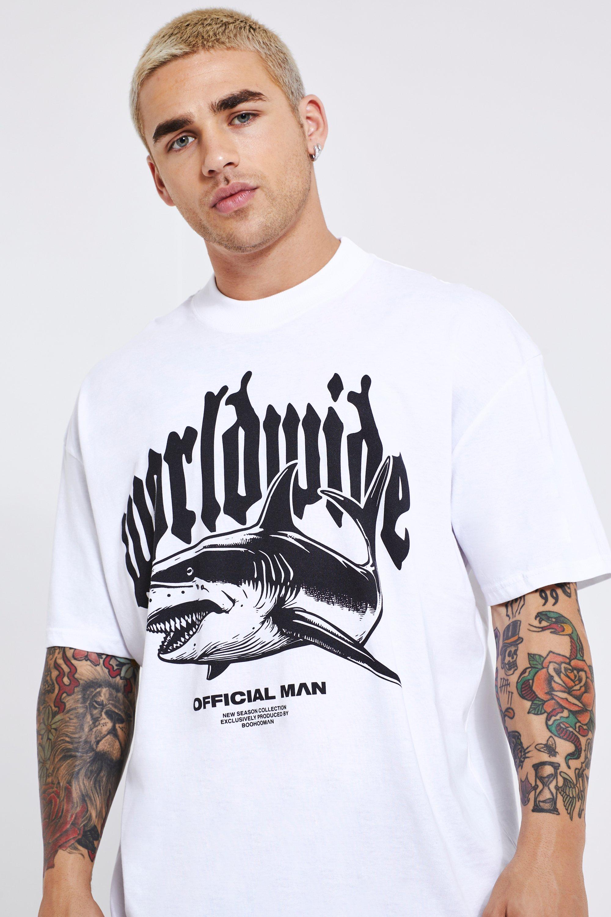 Shark store graphic tee