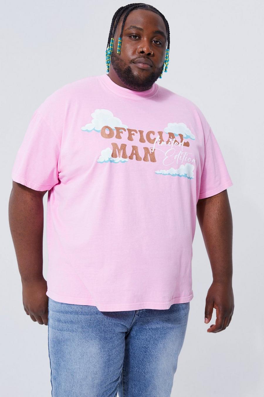 boohoo Plus Oversized T-Shirt - Pink - Size 20