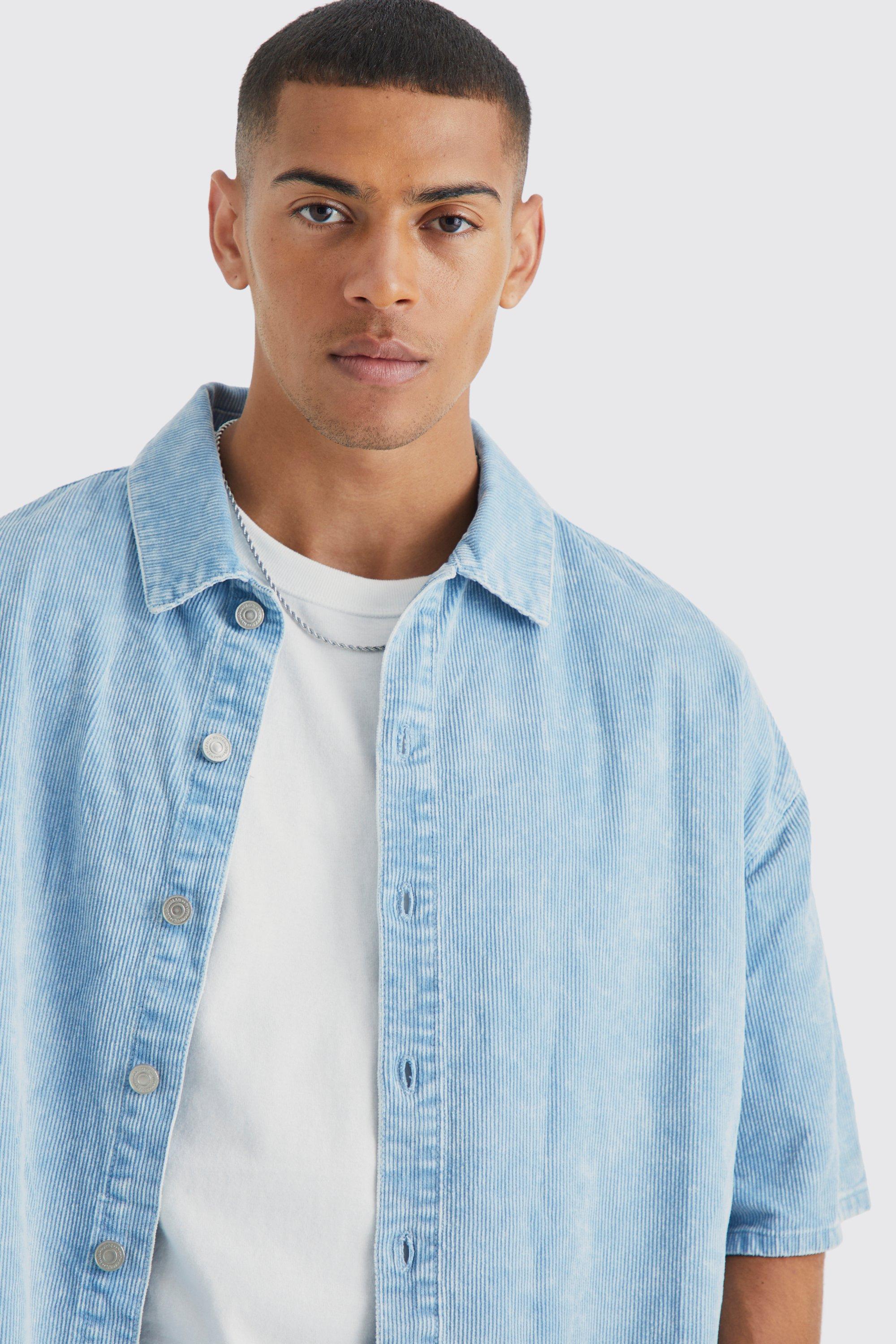 ASOS DESIGN Oversized T-Shirt In Blue Acid Wash With New York City