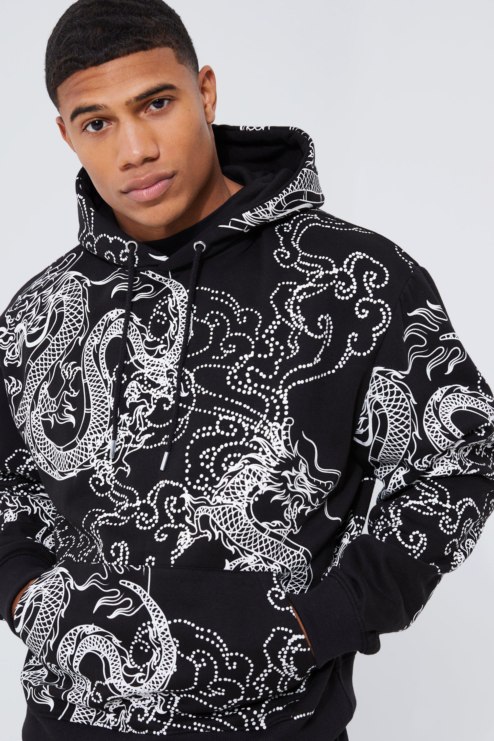 Mens dragon clearance hoodie