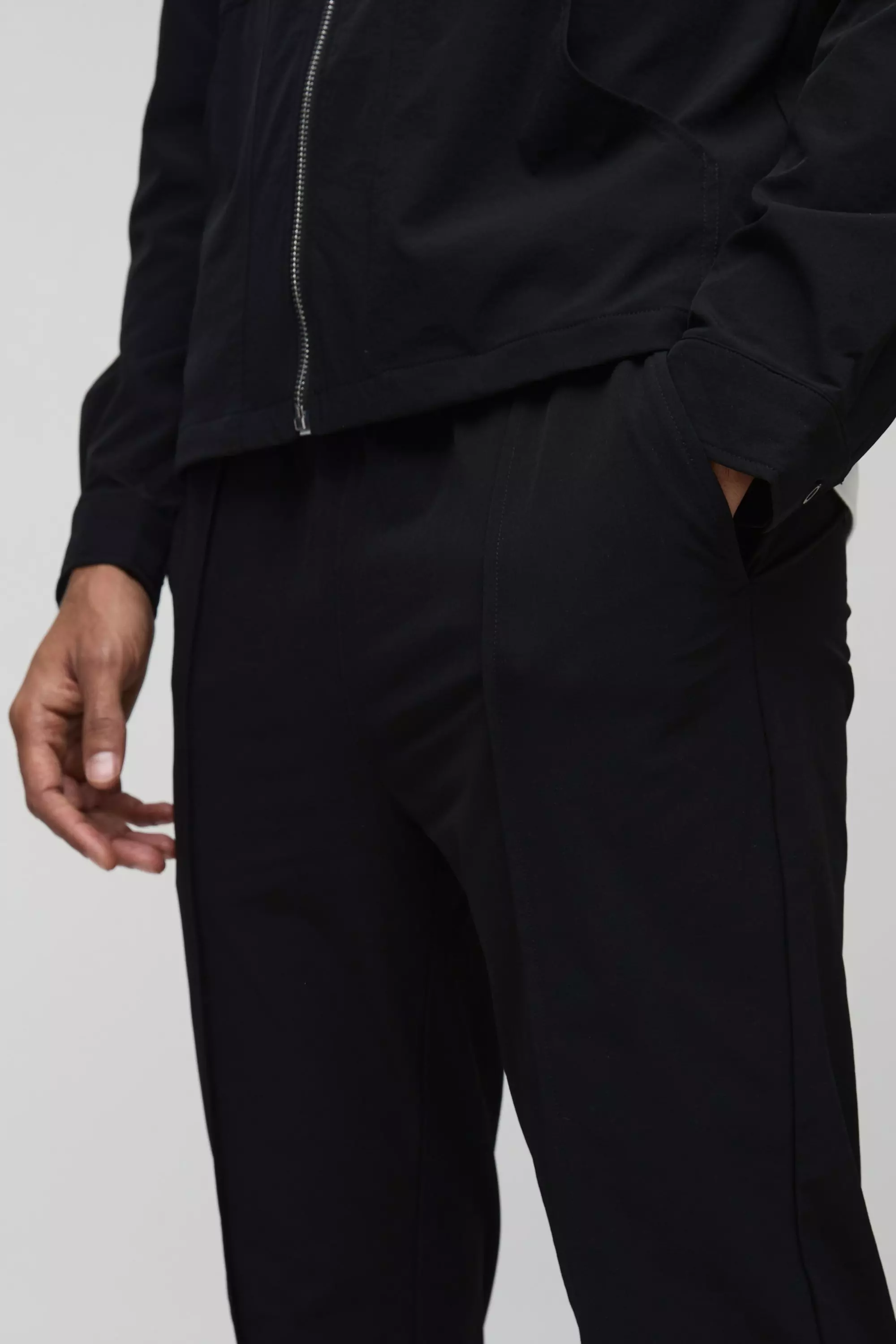 Elasticated Waist Skinny Stretch Golf Trousers