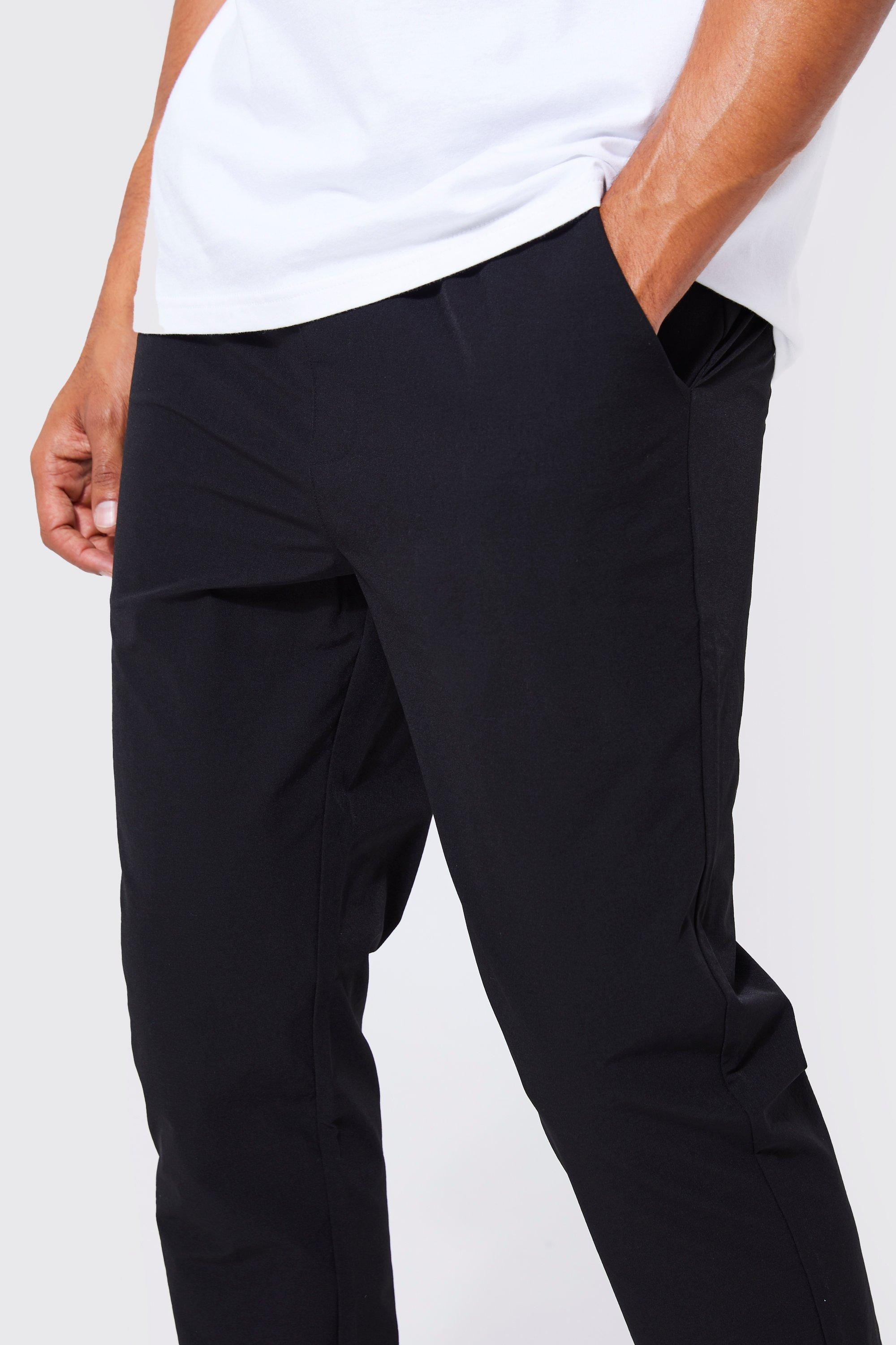 Elastic Waist Lightweight Stretch Slim Trouser