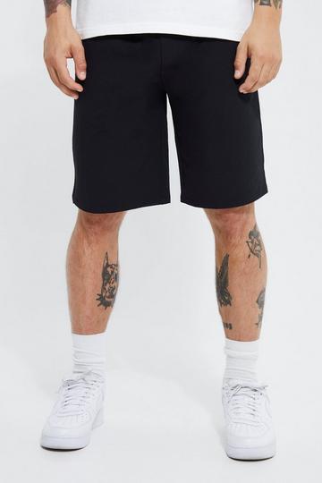 Elasticated Relaxed Stretch Short black