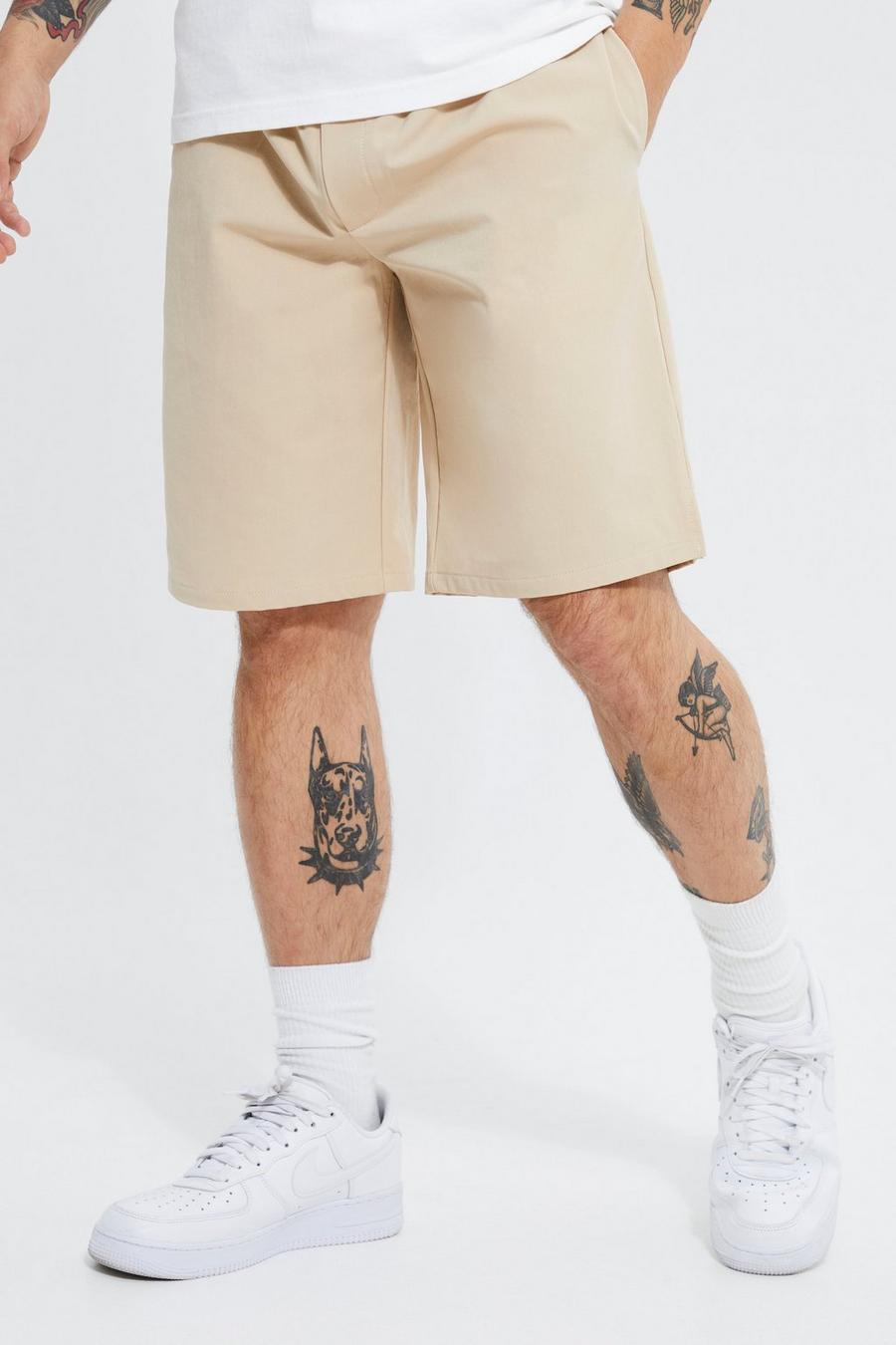 Stone Shorts med stretch och ledig passform image number 1