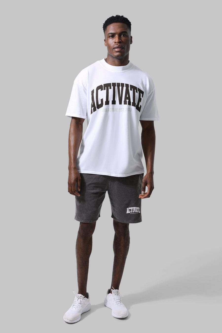 Man Active Activate Shorts-Set, Chocolate image number 1