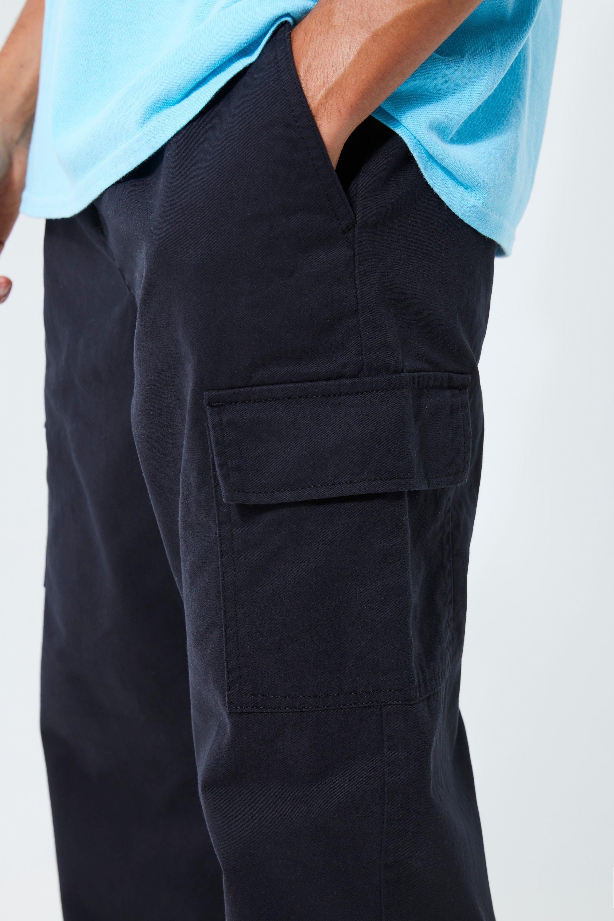 Relaxed Fit Cargo trousers, Dark Blue