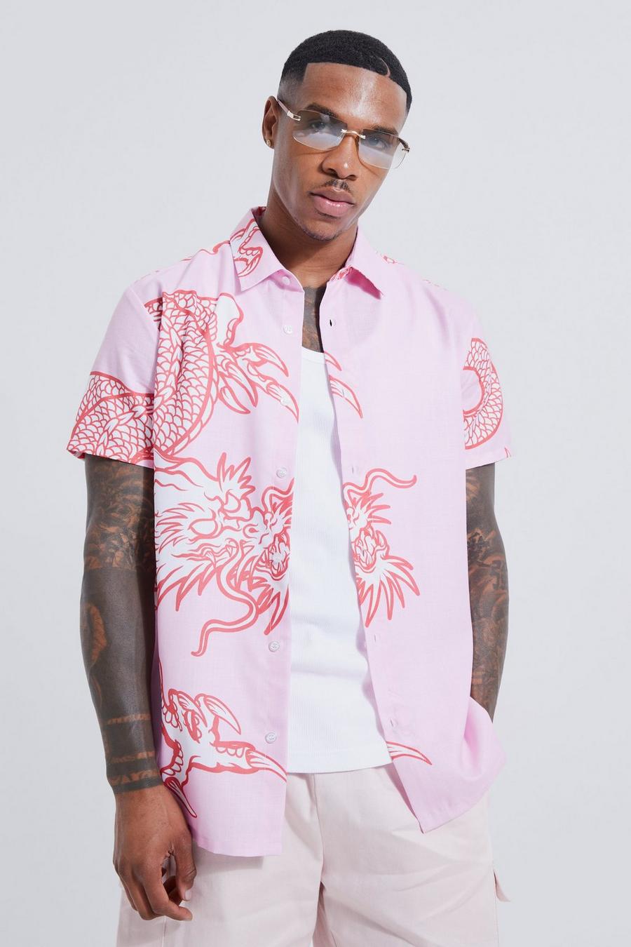 Men's Printed Shirts | Mens Patterned Shirts & Floral Shirts | boohoo UK