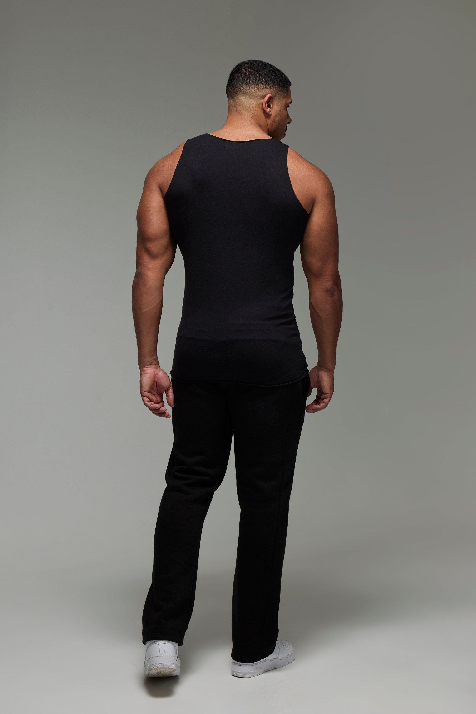 Man Active Gym Basic Muscle Fit Vest